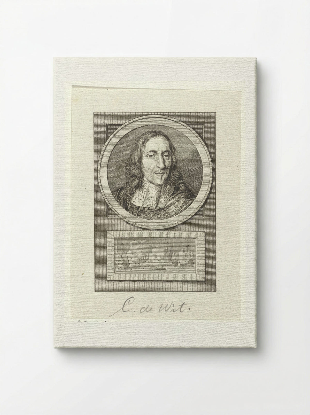Portret van Cornelis de Witt - Reinier Vinkeles - Canvas