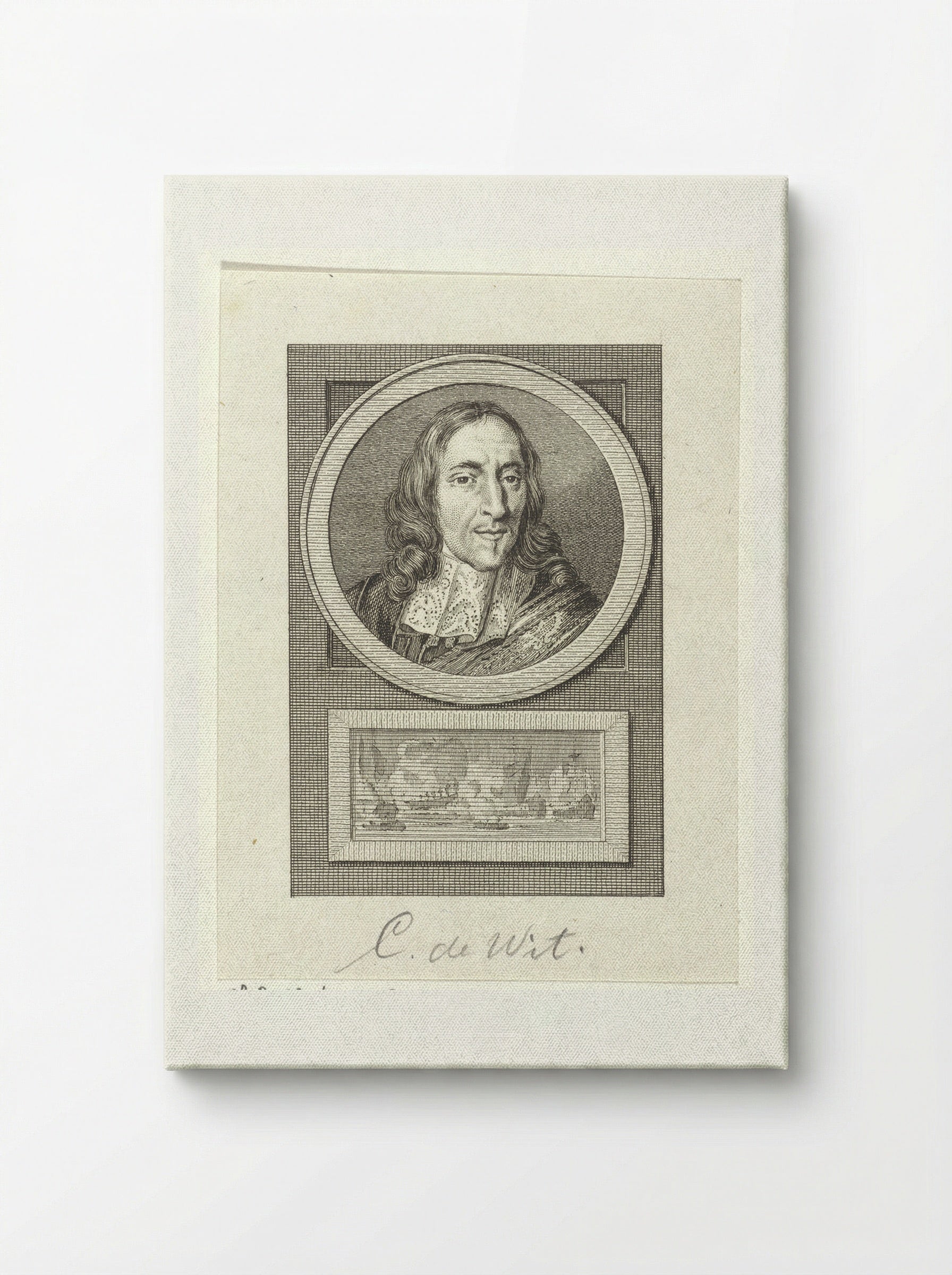 Portret van Cornelis de Witt - Reinier Vinkeles - Canvas