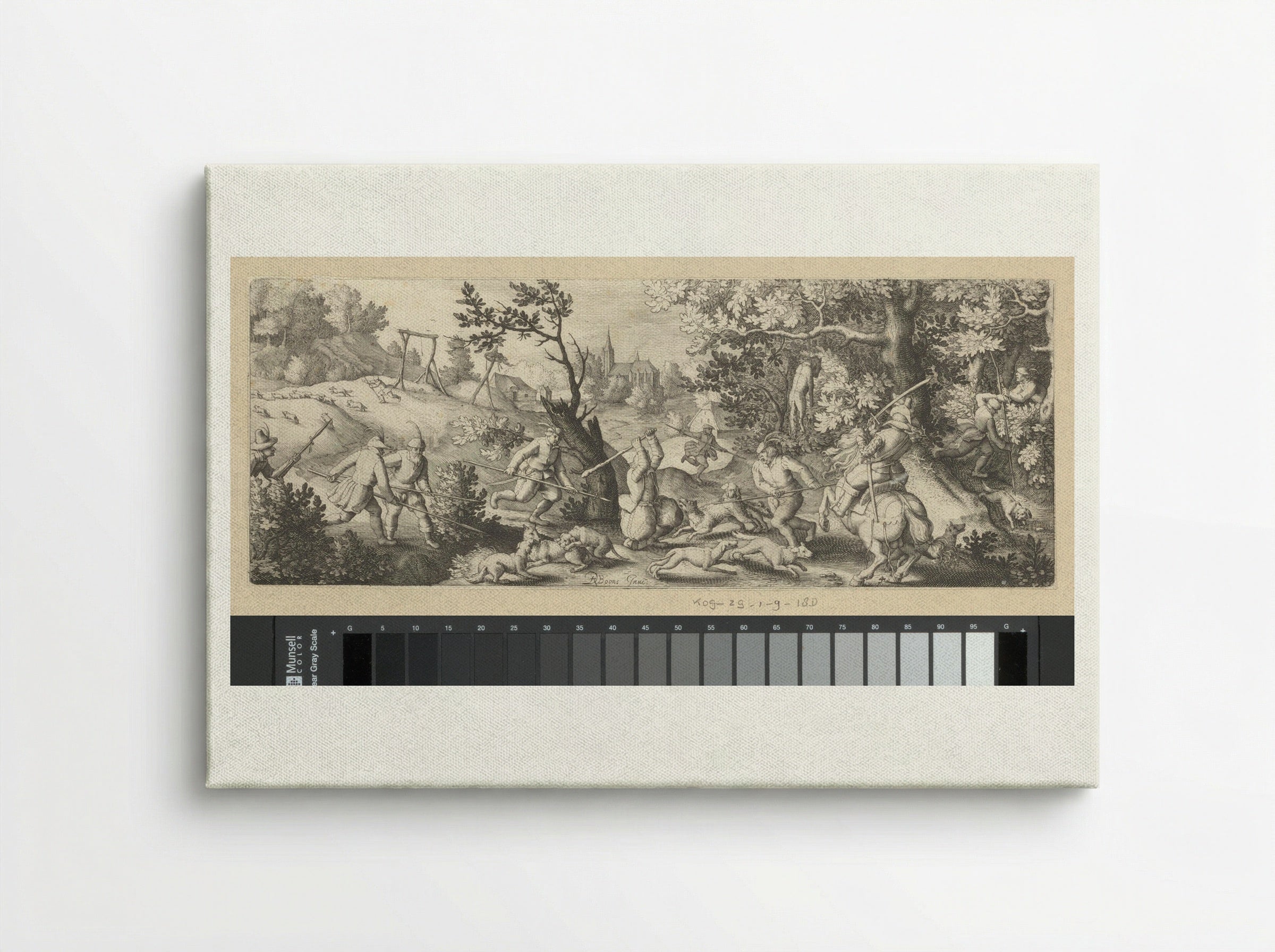 Vossenjacht (The Fox Hunt) - Claes Jansz. Visscher (II) - Canvas