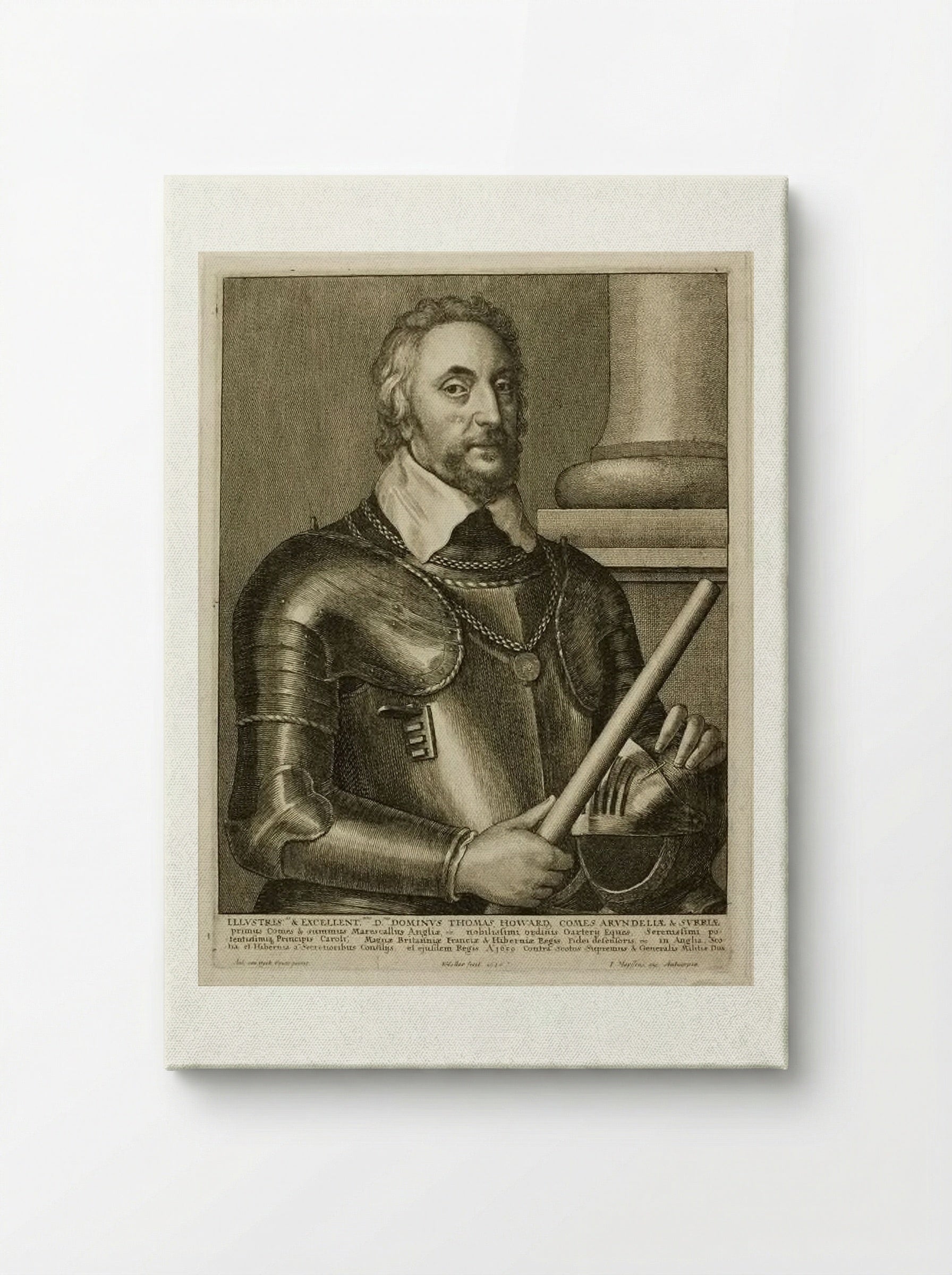 Thomas Howard, Earl of Arundel - Wenceslaus Hollar - Canvas