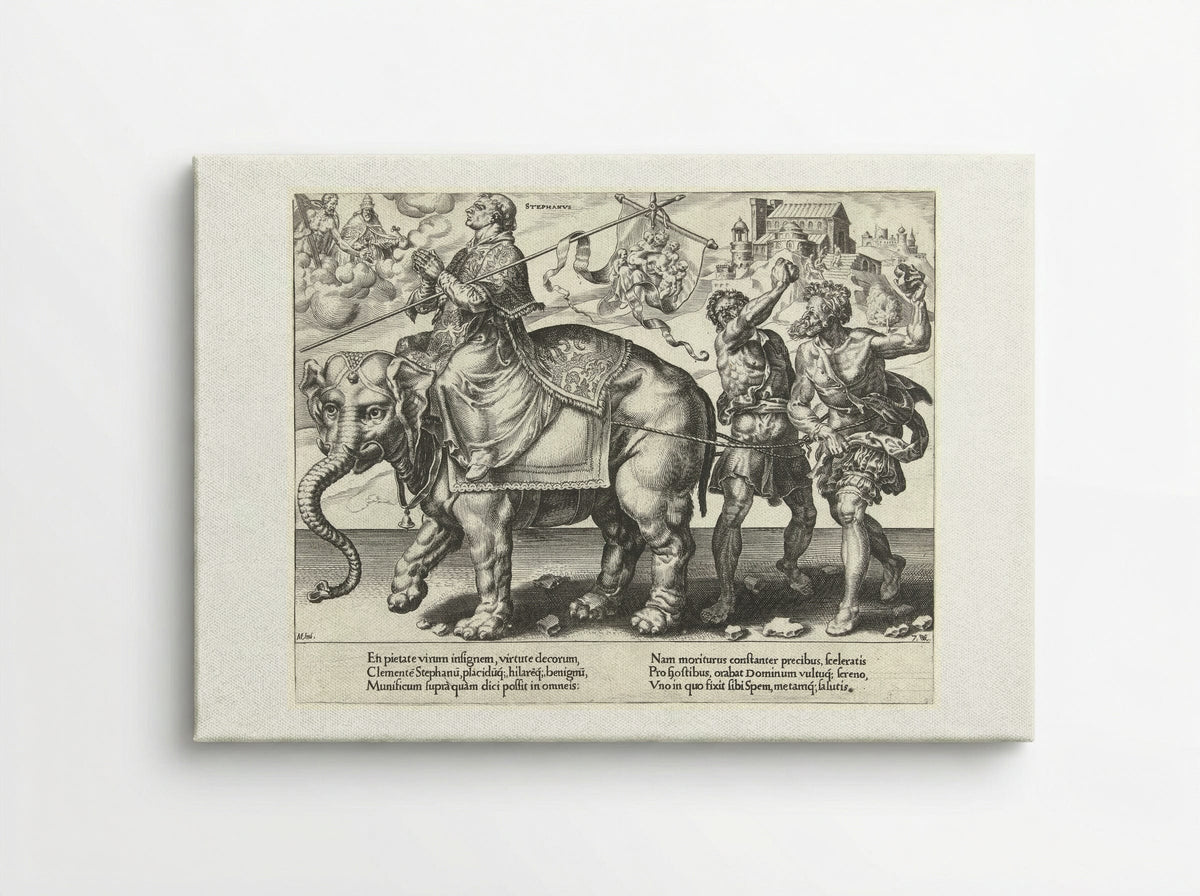 The Triumph of Saint Stephen - Hieronymus Cock - Canvas