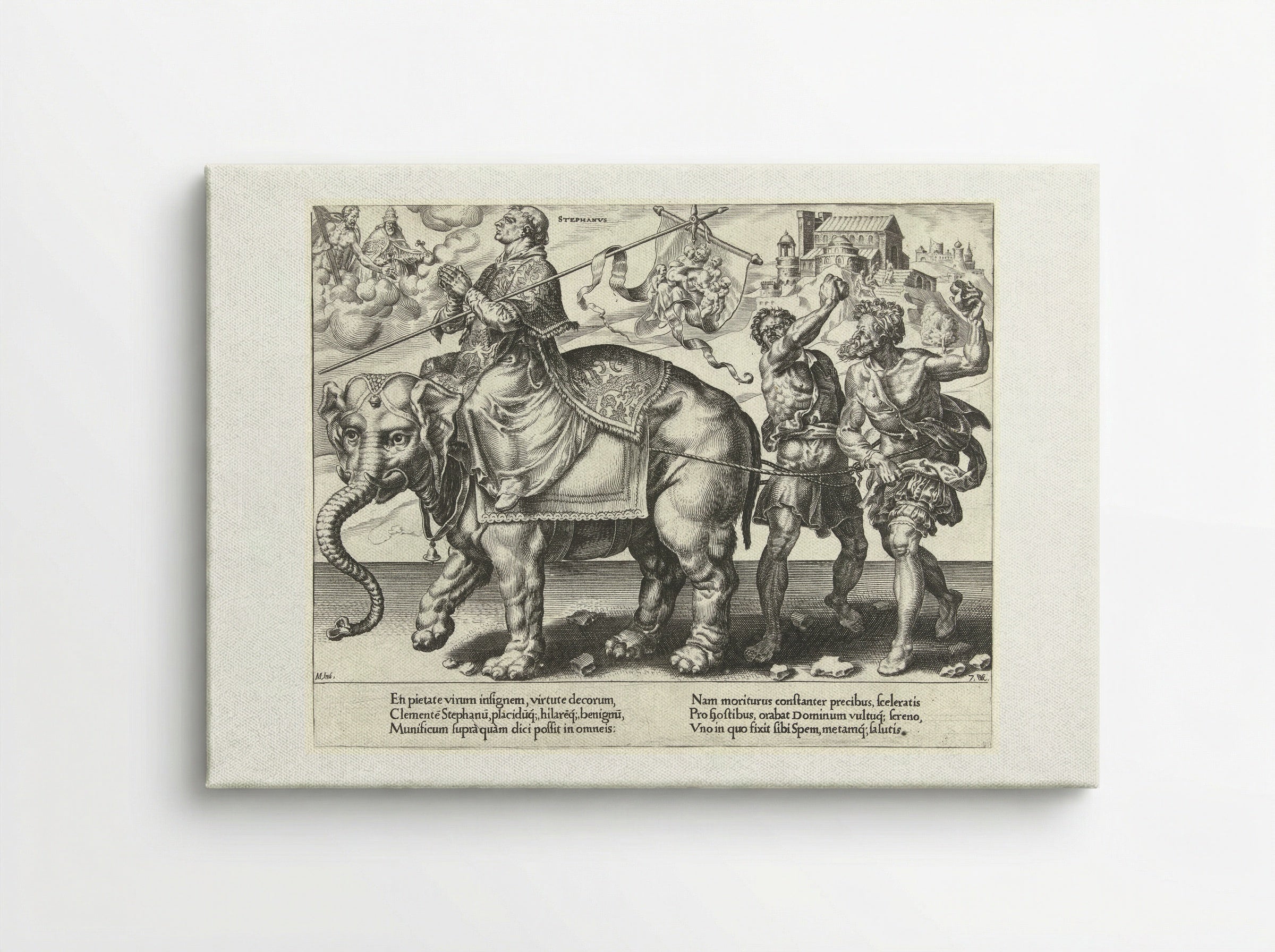 The Triumph of Saint Stephen - Hieronymus Cock - Canvas
