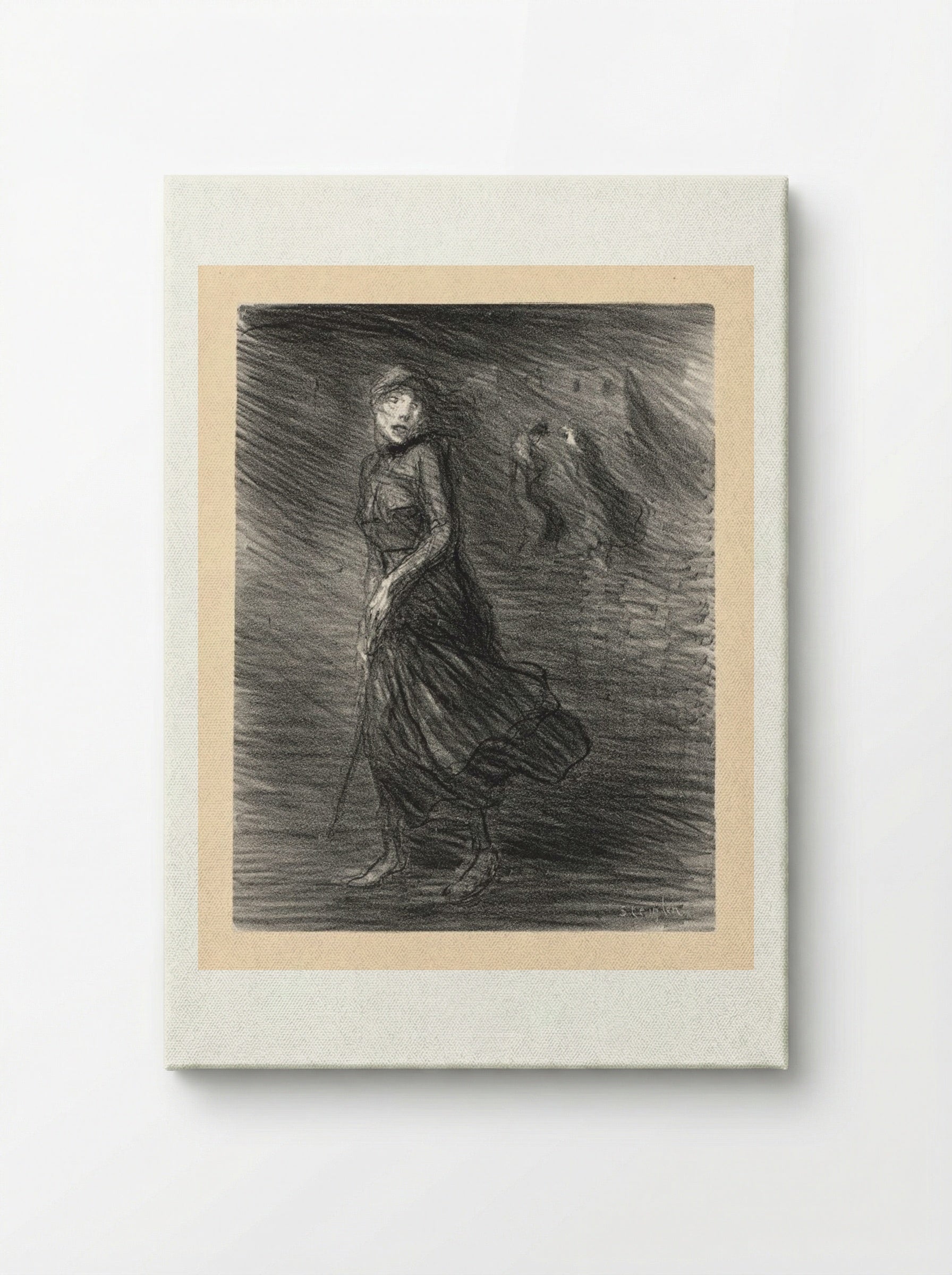 In the Street (Dans la Rue) - Théophile Alexandre Steinlen - Canvas