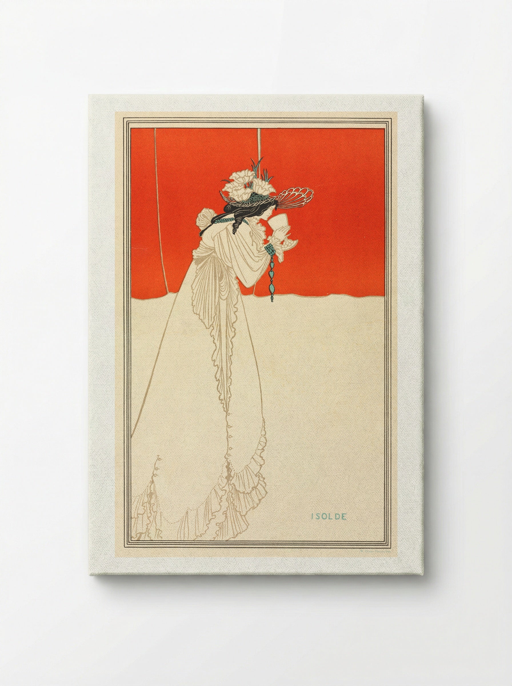 Isolde - Aubrey Beardsley - Canvas