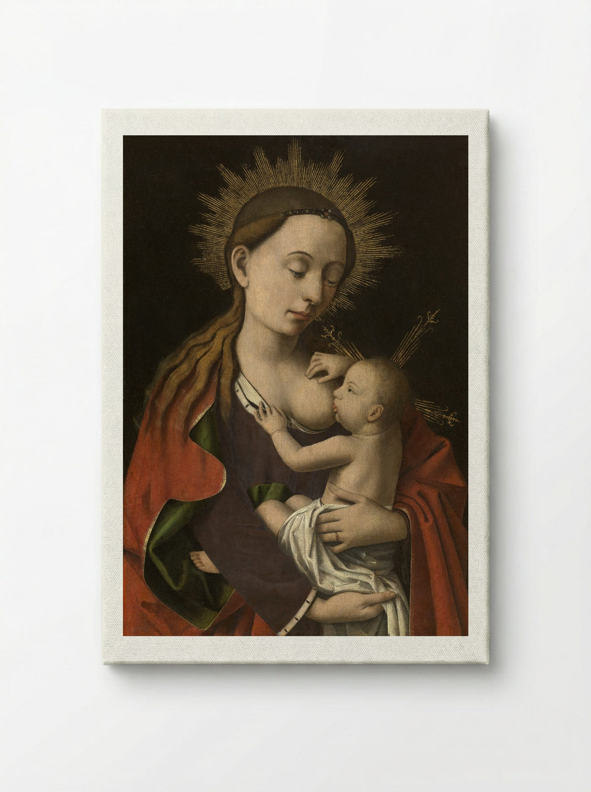 Madonna Nursing the Child - Petrus Christus - Canvas