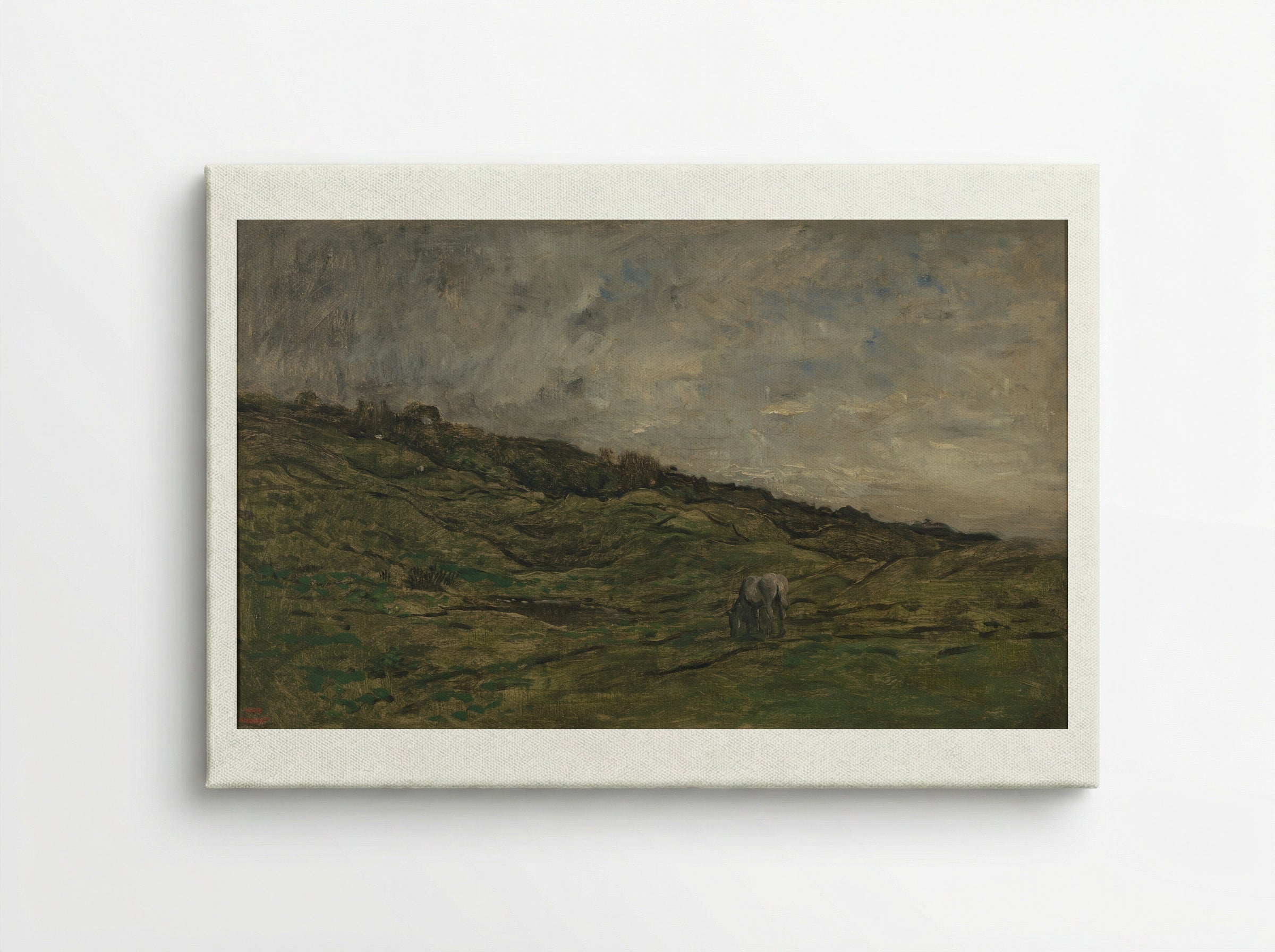 Landscape near Villerville - Charles-François Daubigny - Canvas