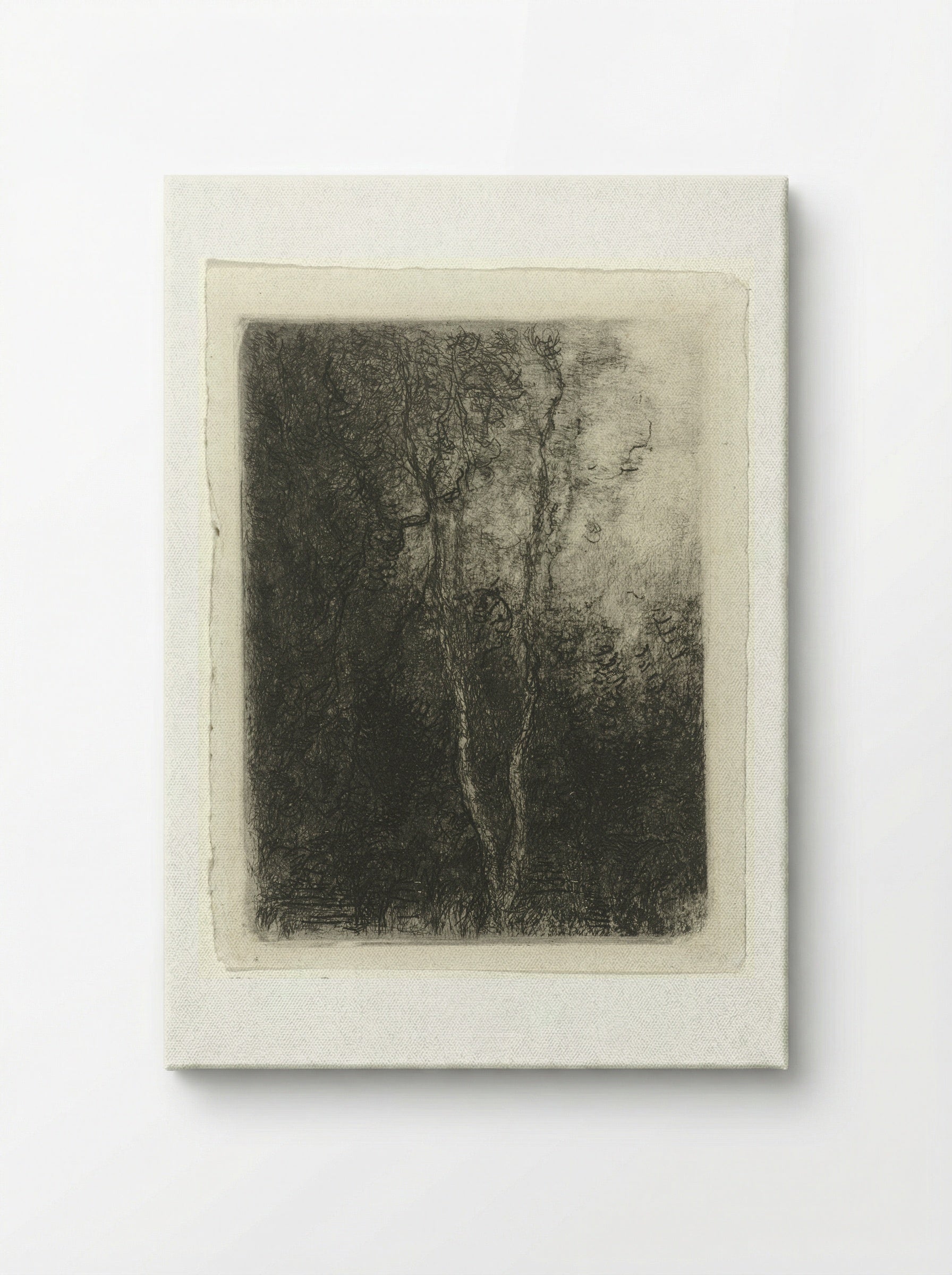 Landschap met bomen - Matthijs Maris - Canvas