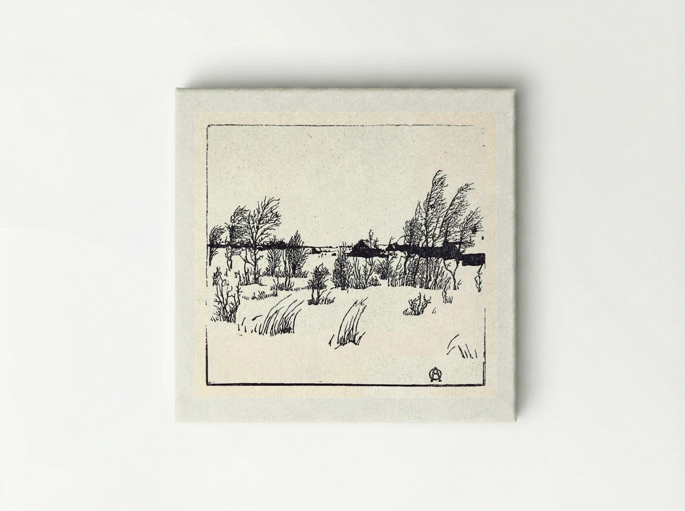 Winter - Anna Ostroumova-Lebedeva - Canvas