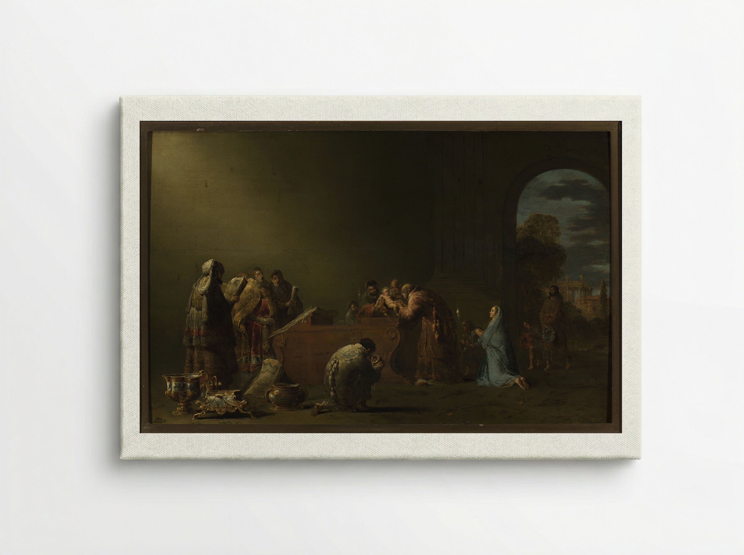 The Circumcision - Leonaert Bramer - Canvas