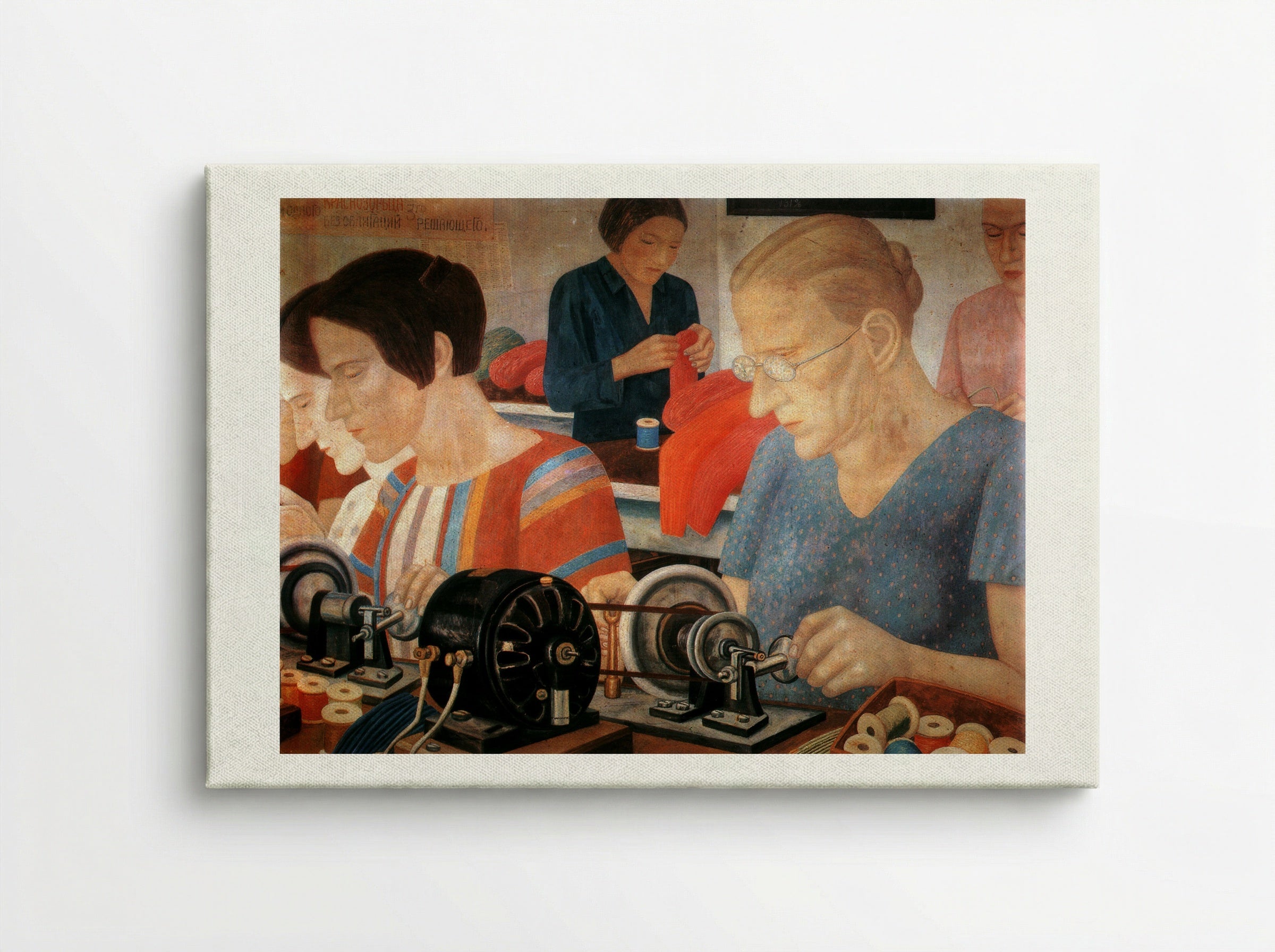 Workers - Pavel Filonov - Canvas