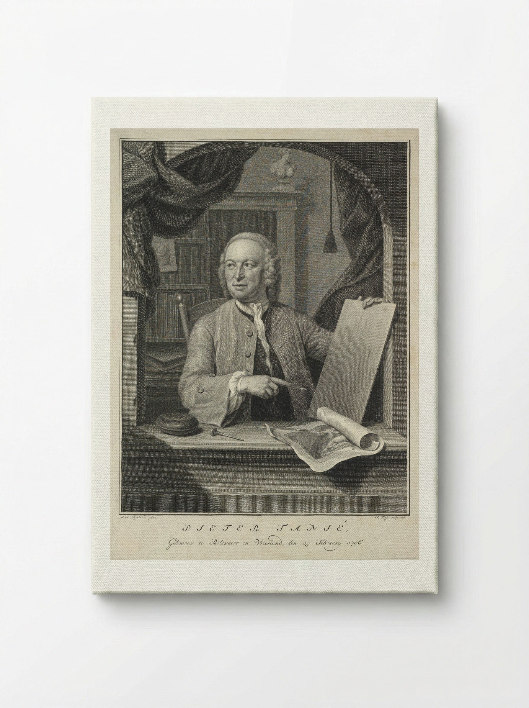 Portrait of Pieter Tanjé - Pieter Tanjé - Canvas