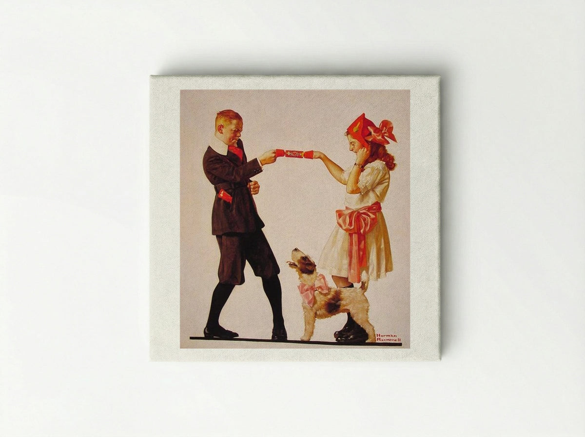 The Party Favour - Norman Rockwell - Canvas