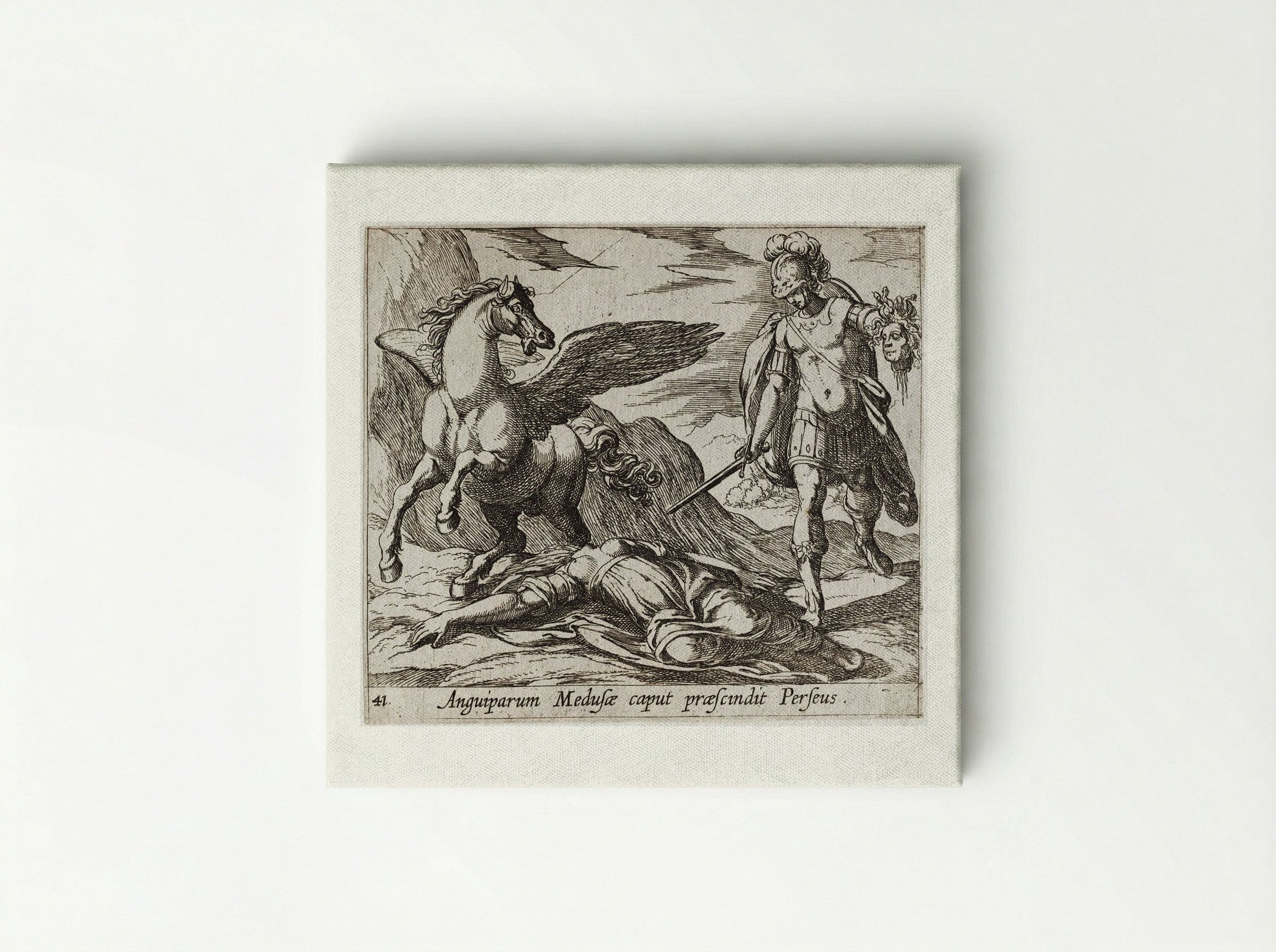 Perseus Killing Medusa - Antonio Tempesta - Canvas