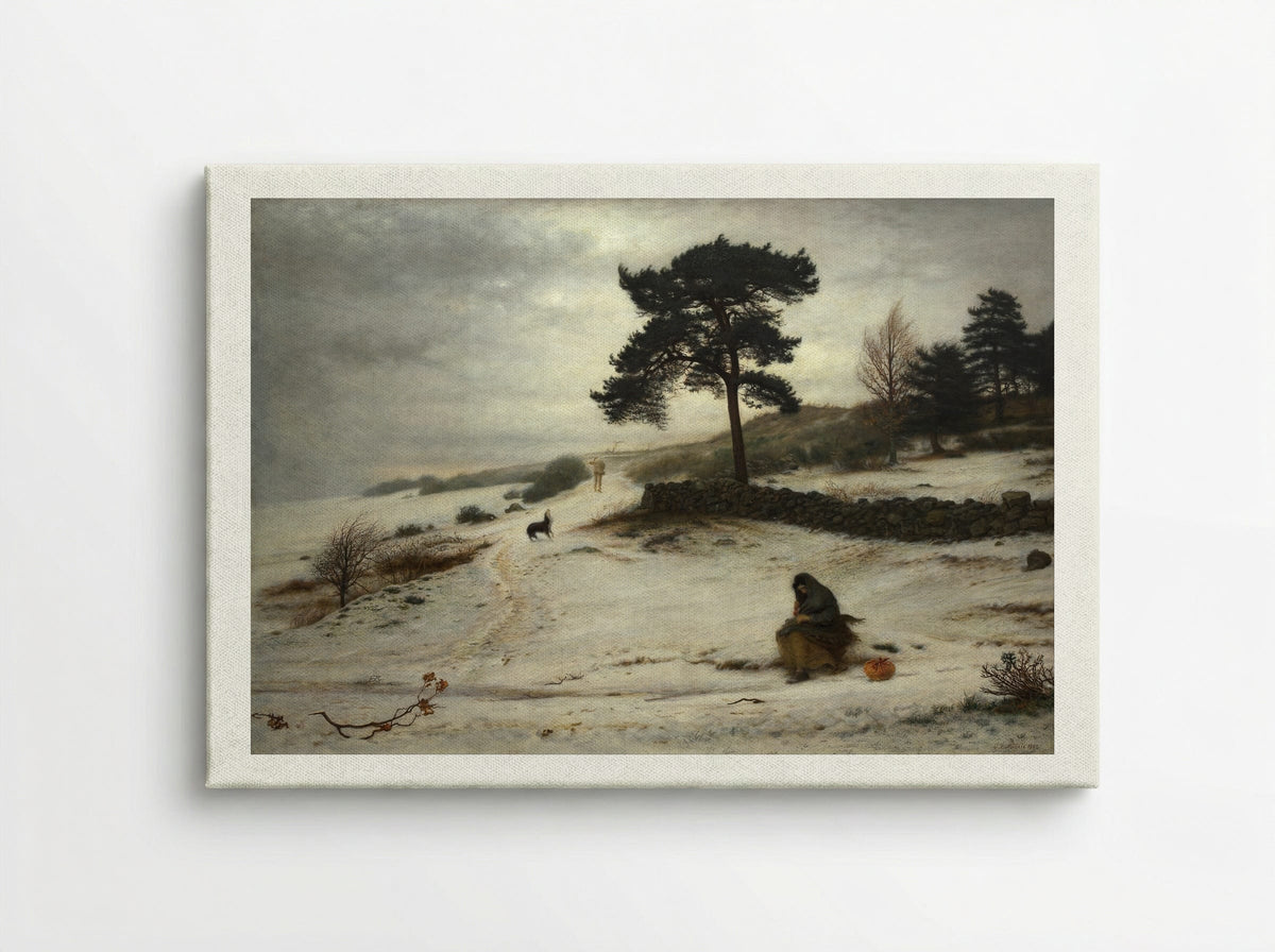 Blow, Blow, Thou Winter Wind - John Everett Millais - Canvas