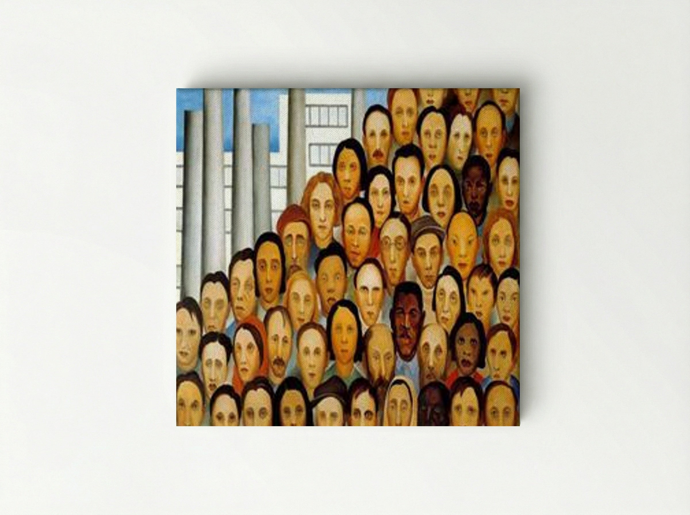 Operários - Tarsila do Amaral - Canvas