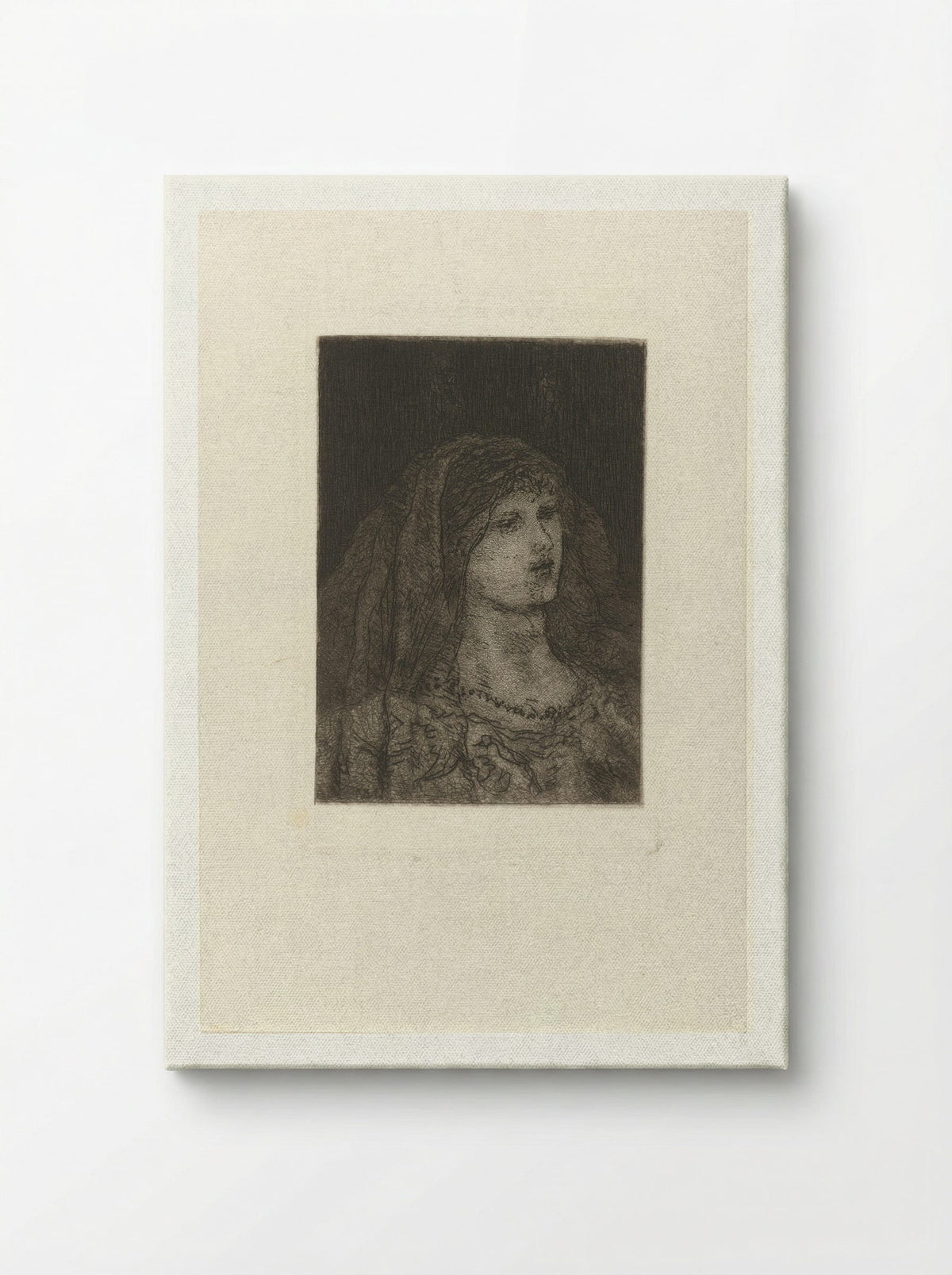 Vrouw met sluier - Matthijs Maris - Canvas