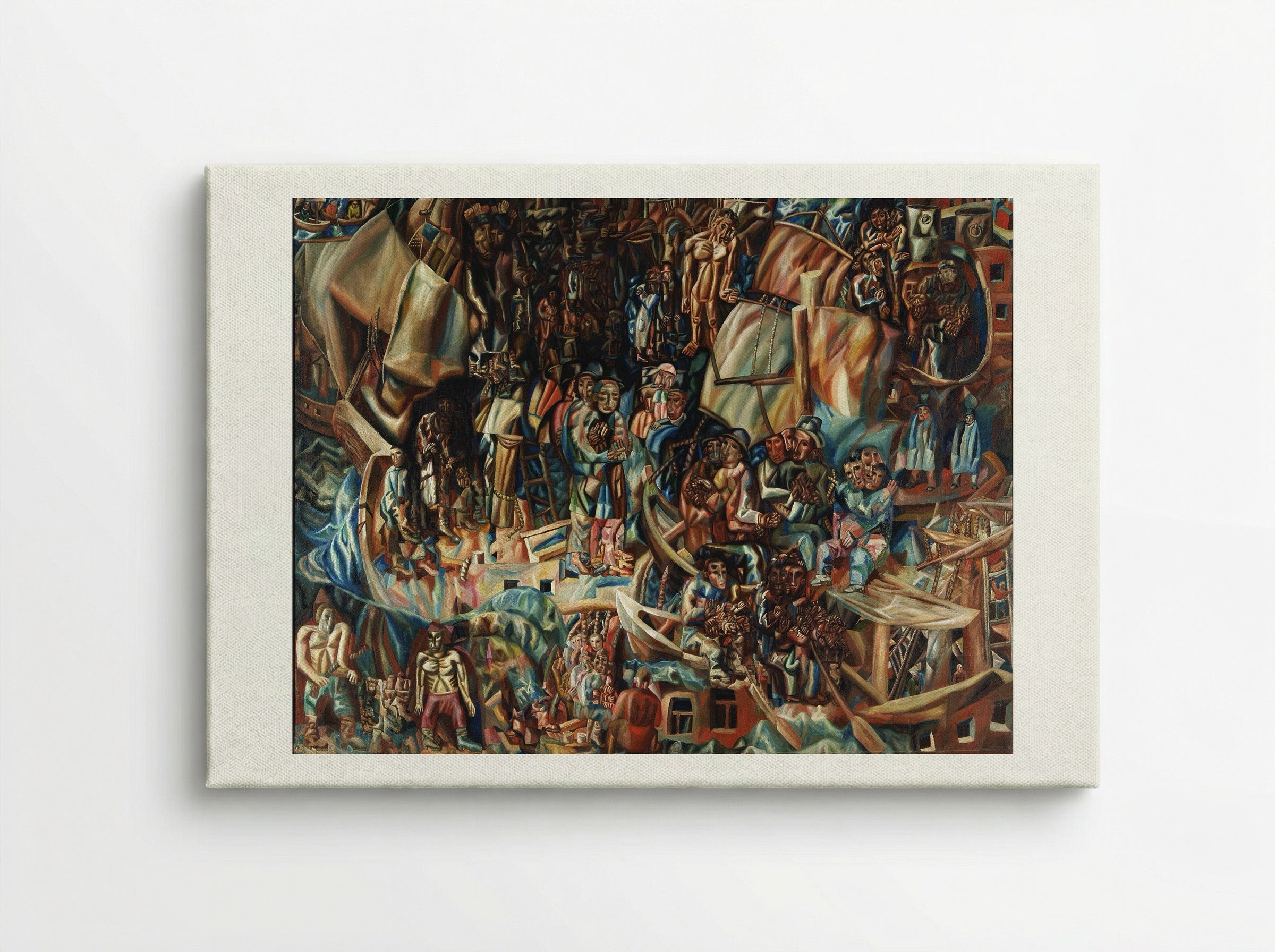 Ships - Pavel Filonov - Canvas