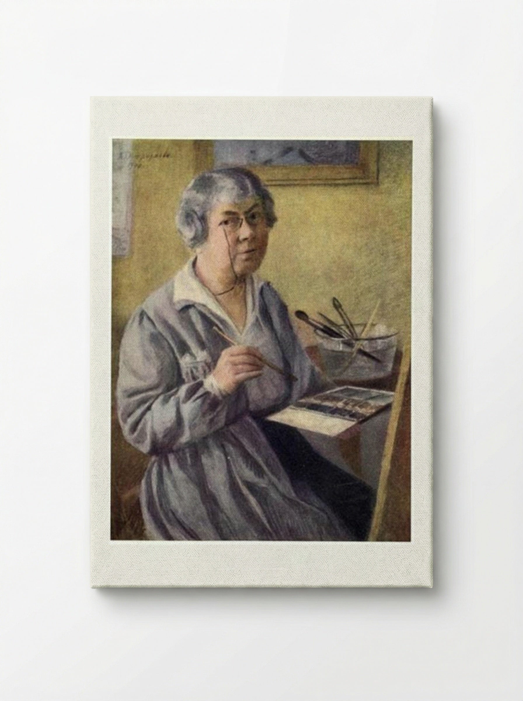 Self-portrait - Anna Ostroumova-Lebedeva - Canvas