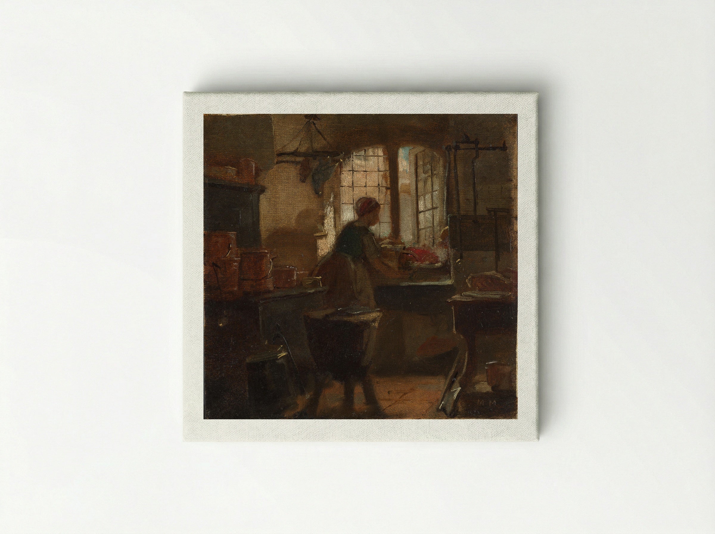 Kitchen - Matthijs Maris - Canvas