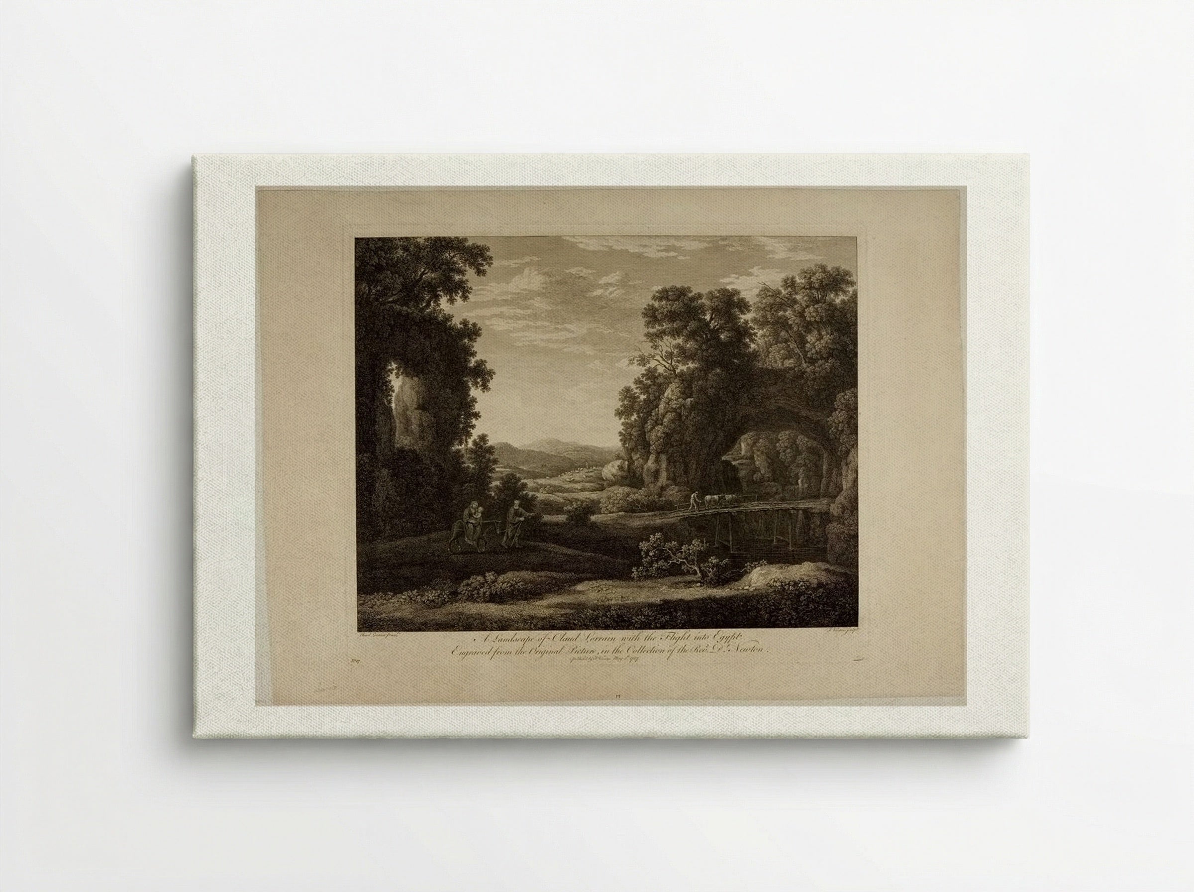 Flight into Egypt - François Vivares - Canvas