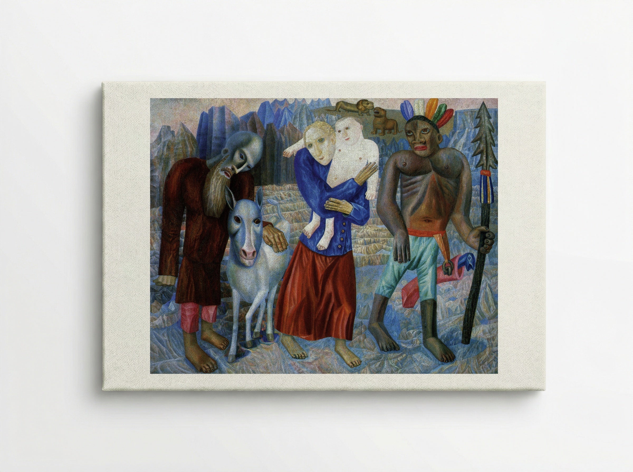 Flight to Egypt - Pavel Filonov - Canvas
