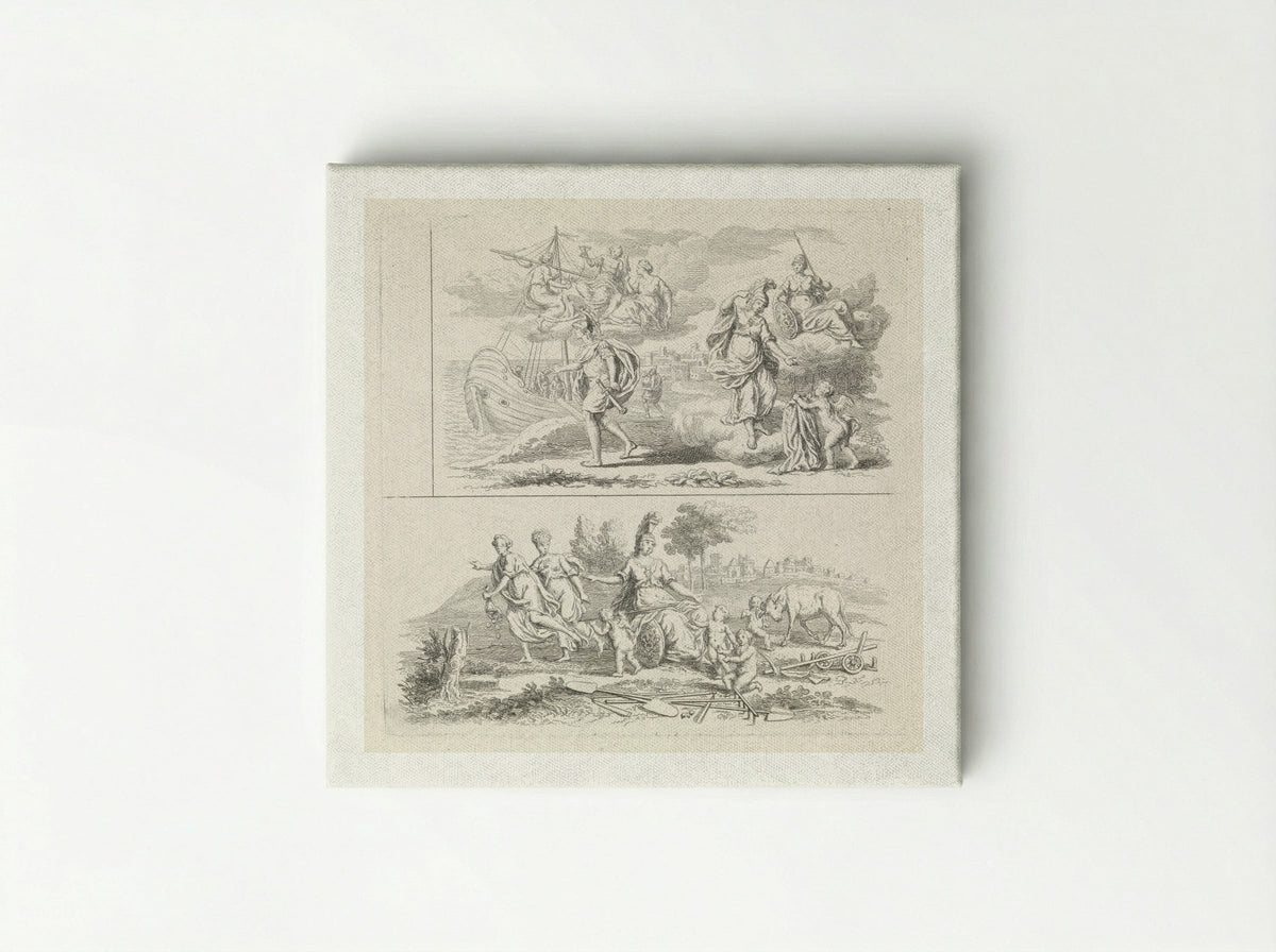Twee voorstellingen met Minerva - Pieter Tanjé - Canvas