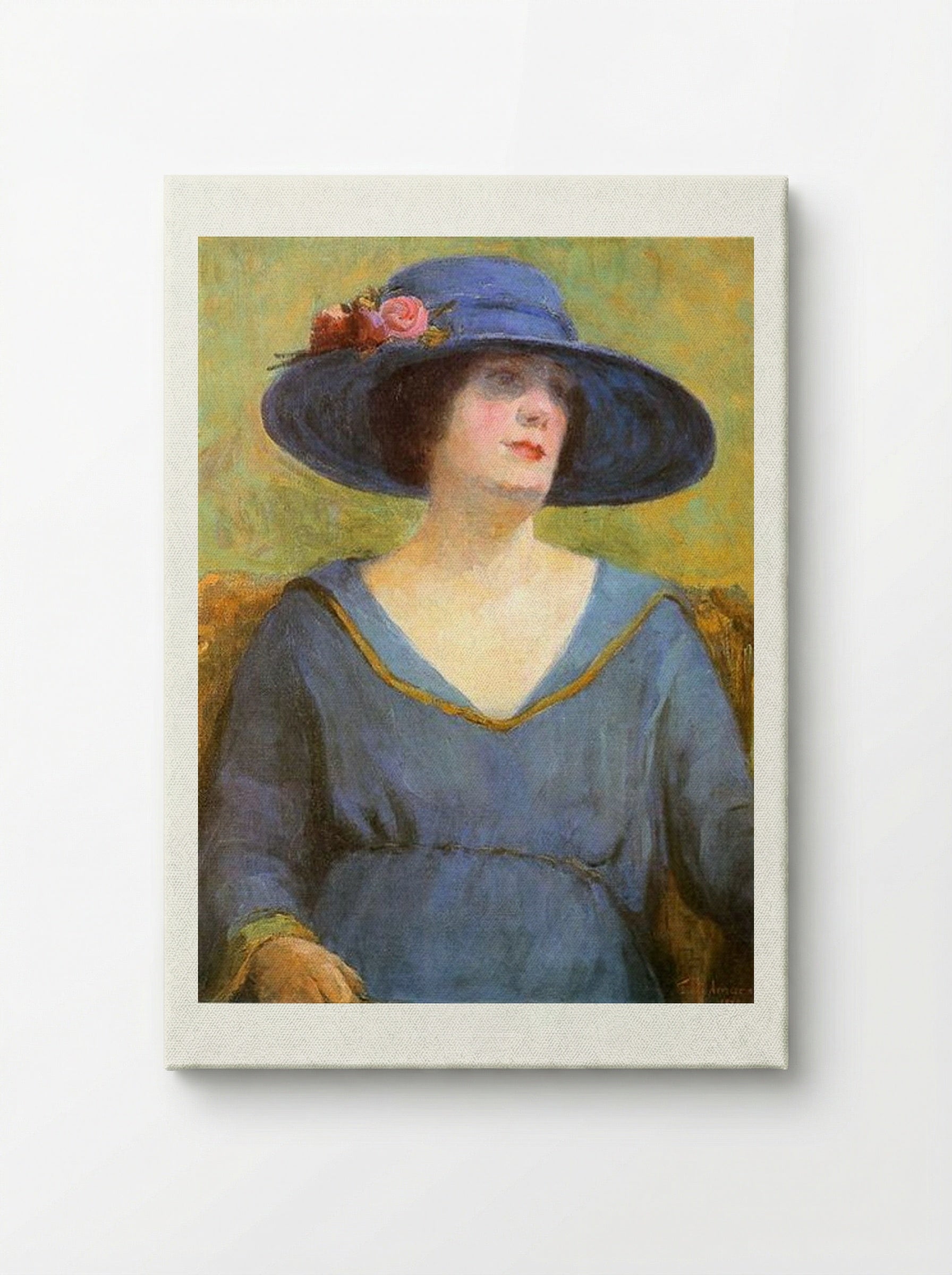 Blue Hat - Tarsila do Amaral - Canvas