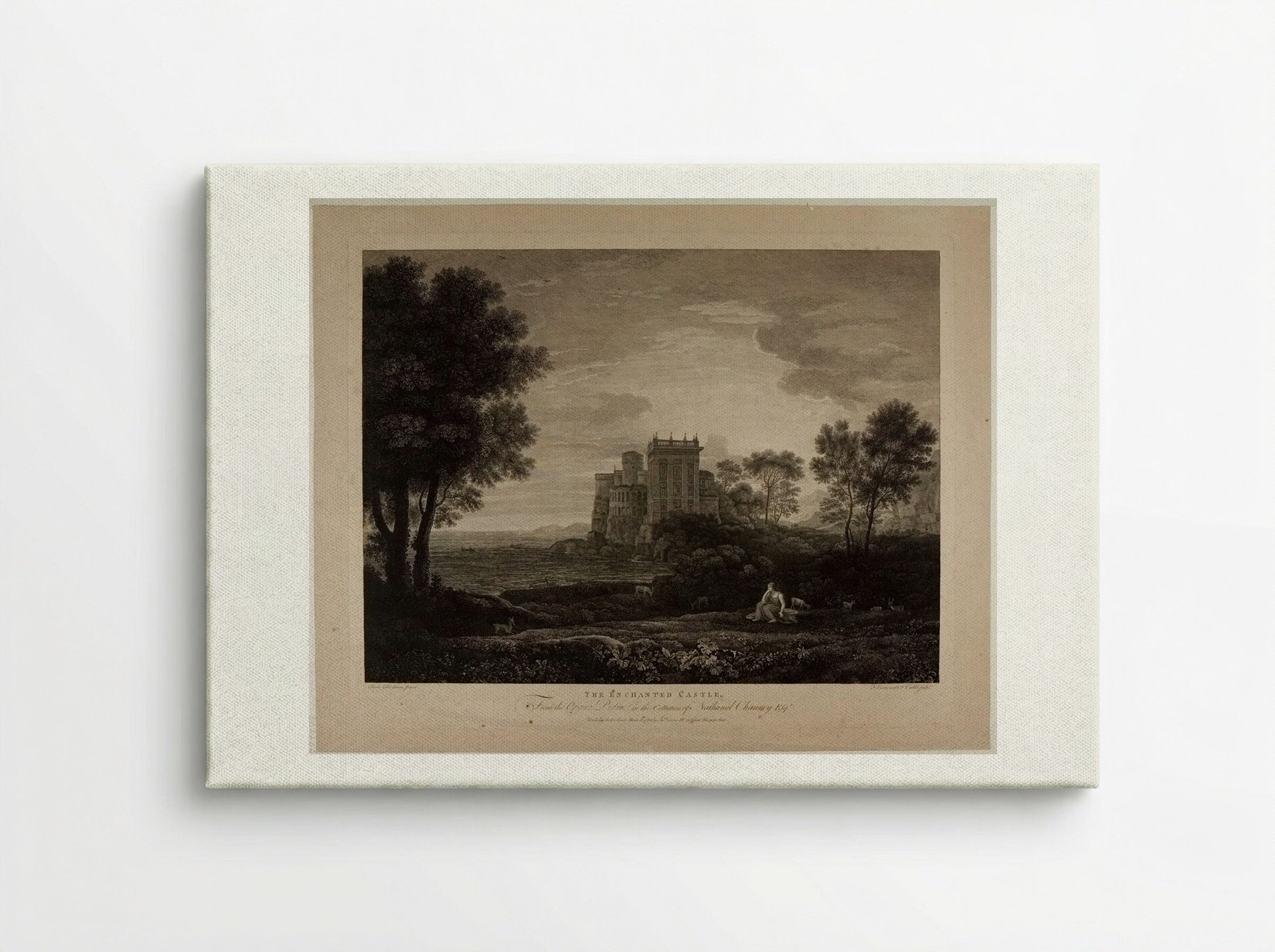 The Enchanted Castle - François Vivares - Canvas