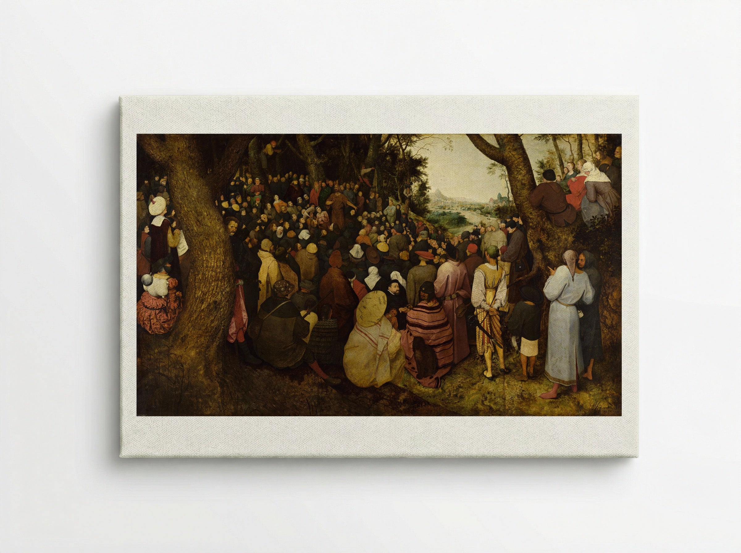 The Sermon of St. John the Baptist - Pieter Bruegel the Elder - Canvas