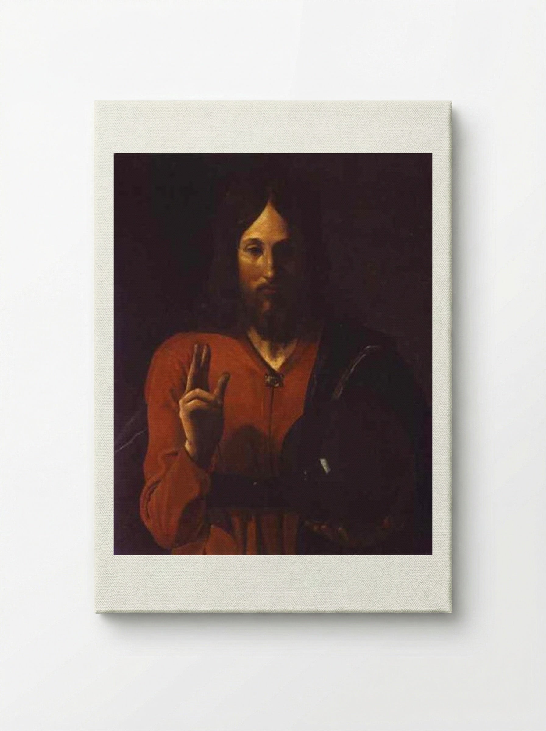 Christ Bénissant - Georges de la Tour - Canvas