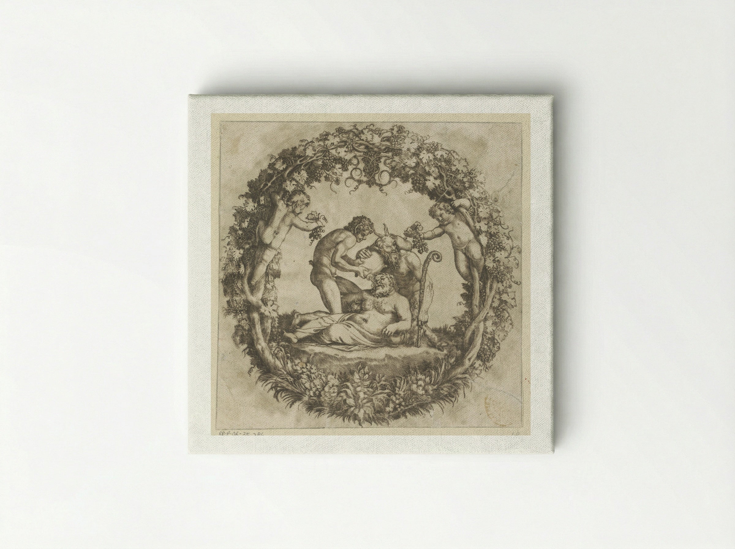 Drunken Silenus - Annibale Carracci - Canvas