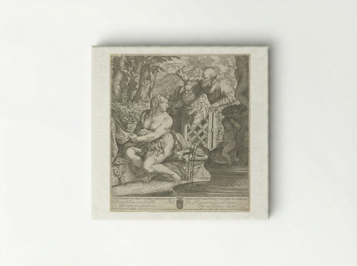Susanna and the Elders - Annibale Carracci - Canvas