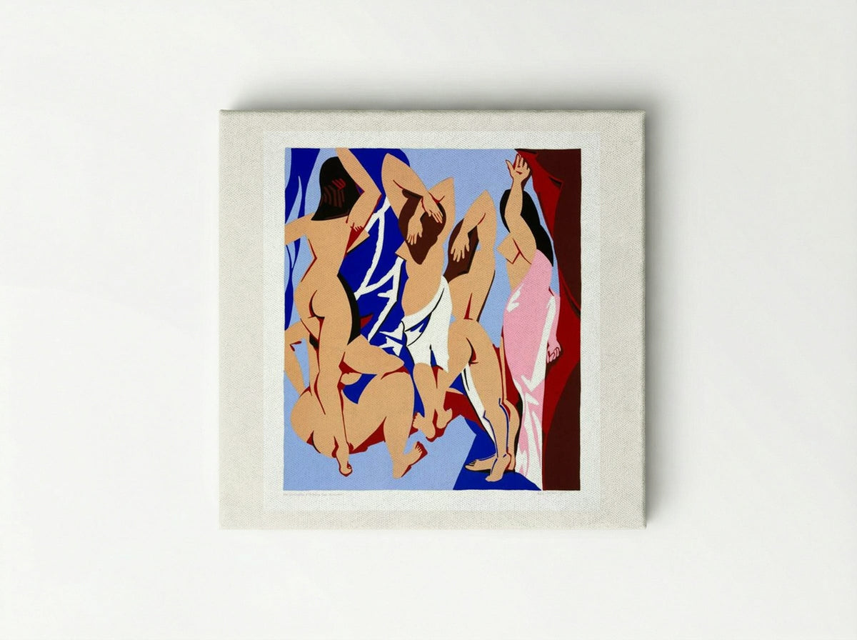 Les Demoiselles d'Avignon vues de derrière - Patrick Caulfield - Canvas