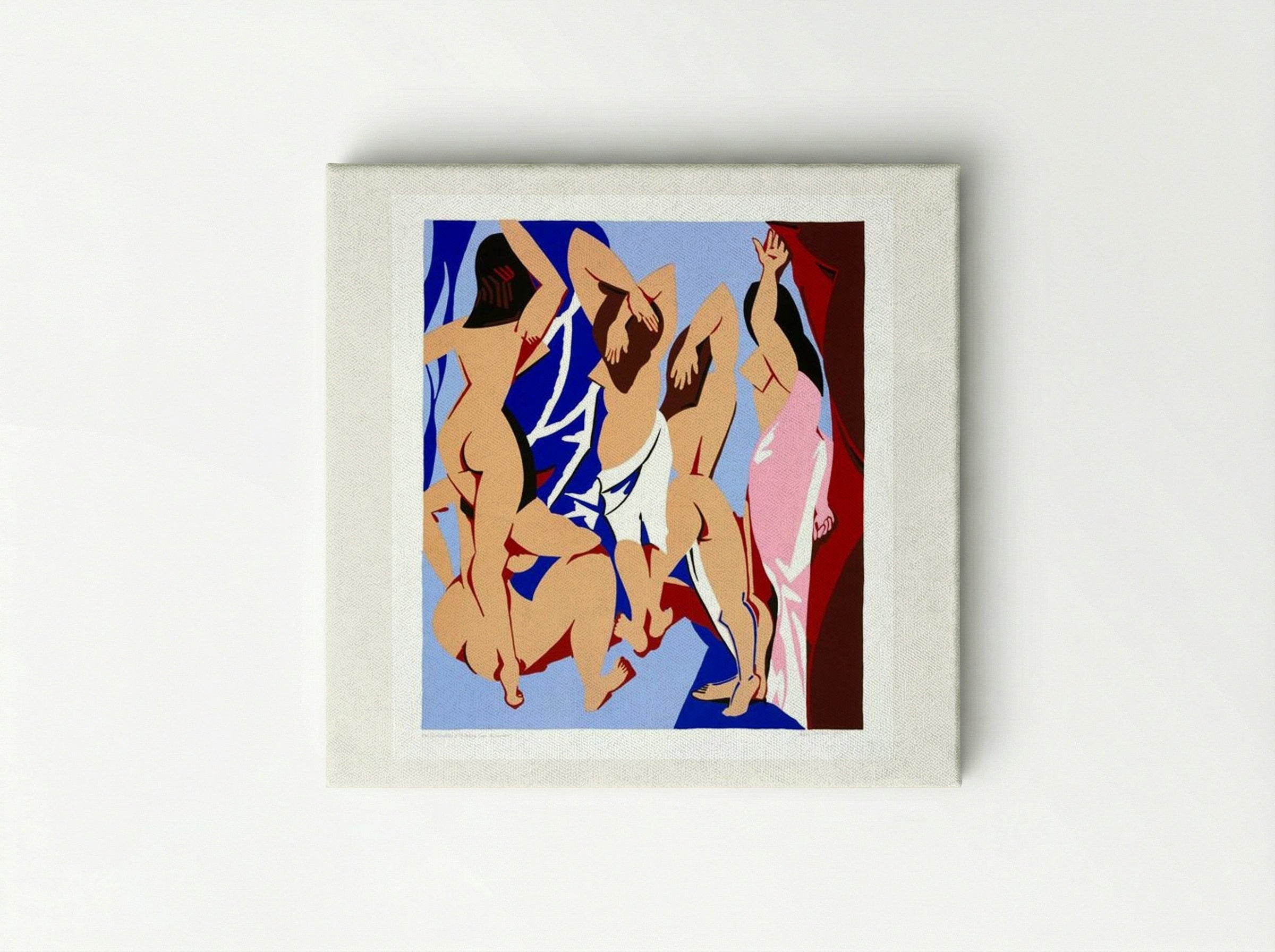 Les Demoiselles d'Avignon vues de derrière - Patrick Caulfield - Canvas