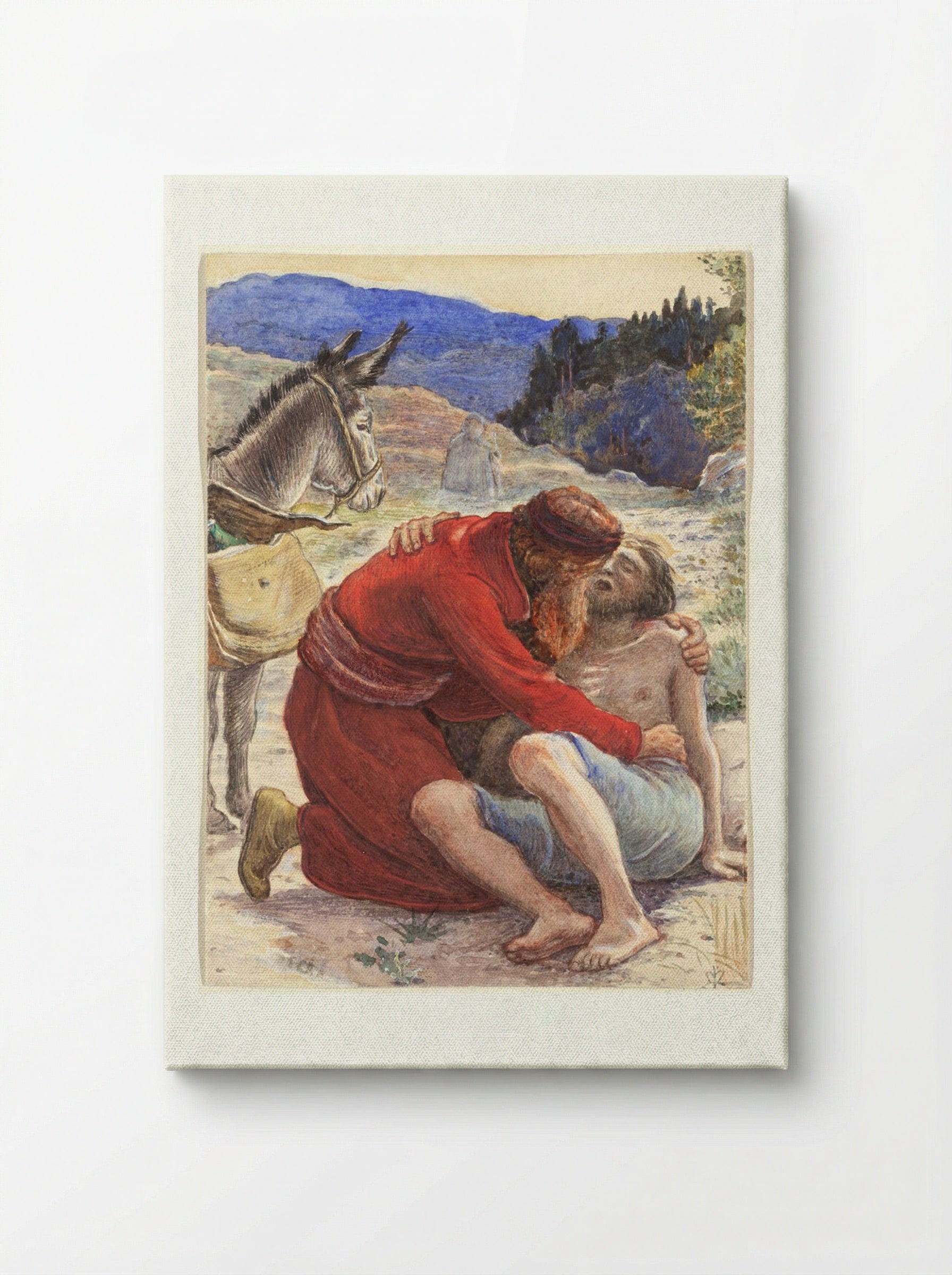 The Good Samaritan - John Everett Millais - Canvas