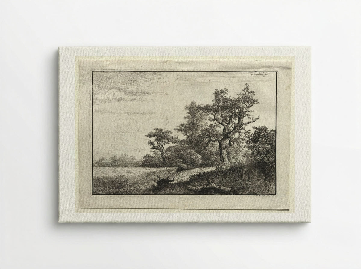 The Wheat Field - Jacob van Ruisdael - Canvas