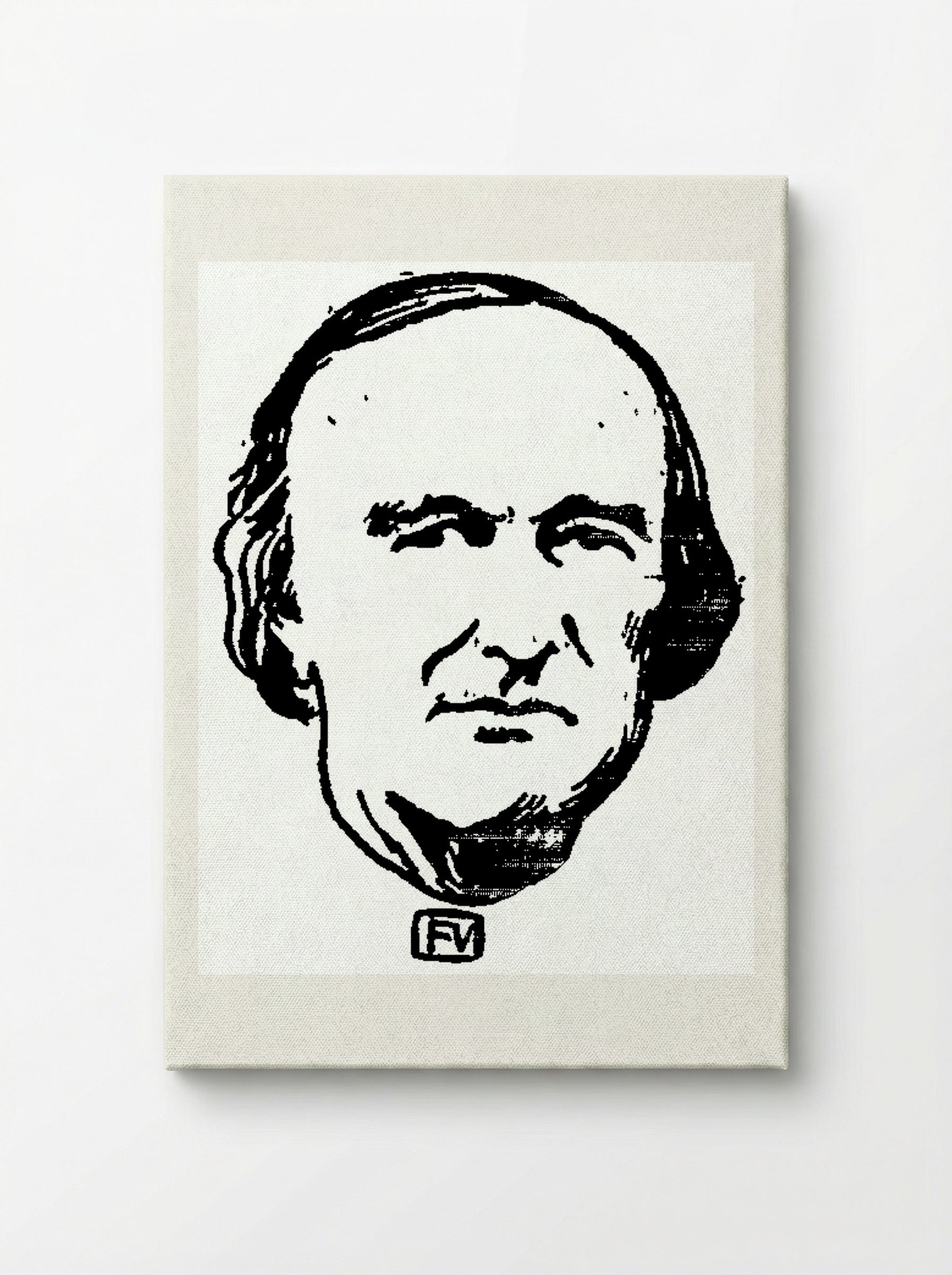 Portrait of Georges Darboy - Félix Vallotton - Canvas