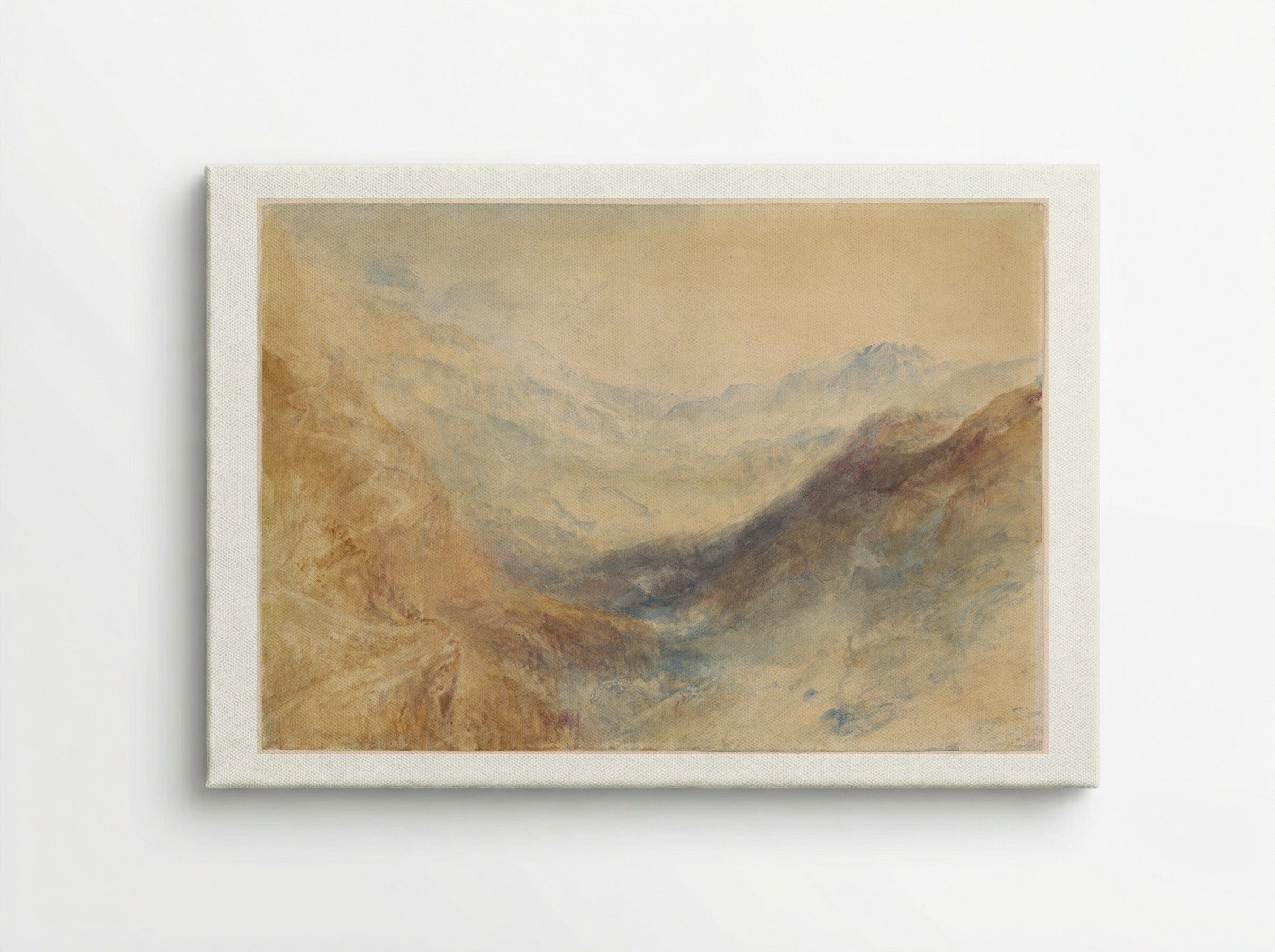The Simplon Pass - Joseph Mallord William Turner - Canvas