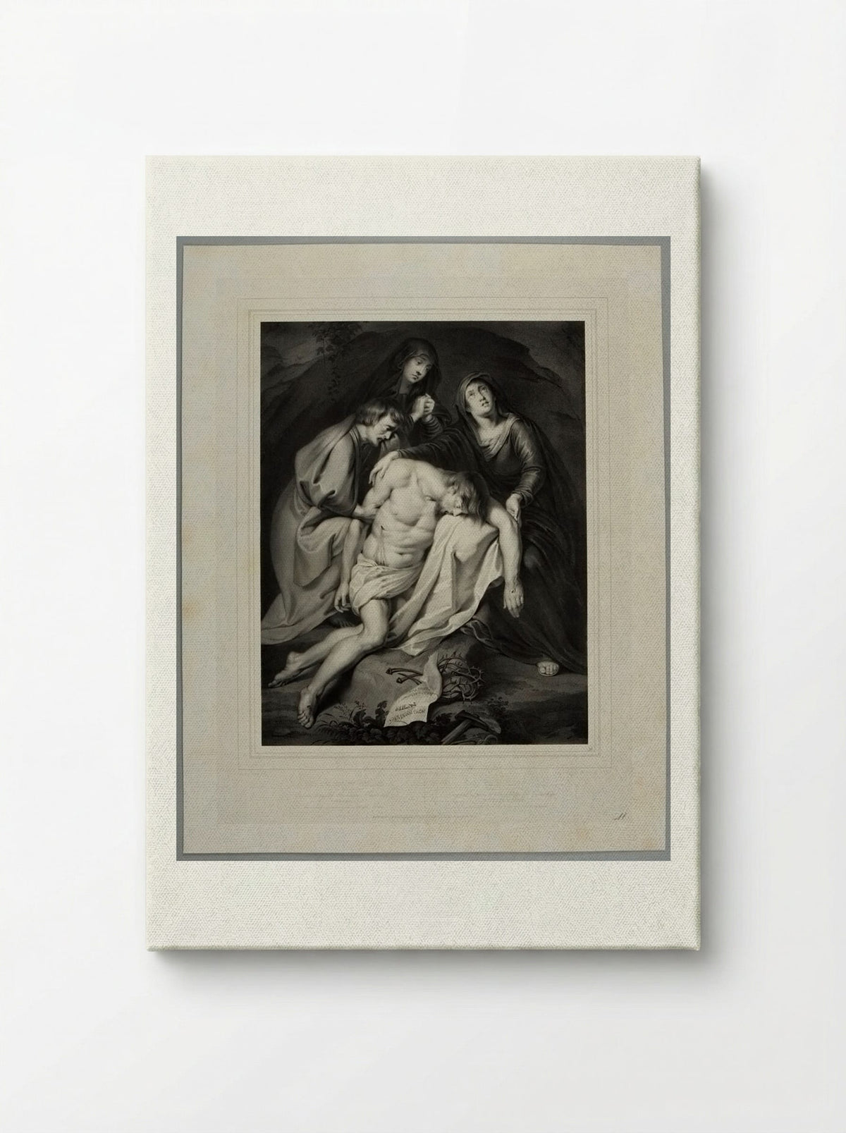 The Corpse of Christ - Ferdinand Piloty - Canvas