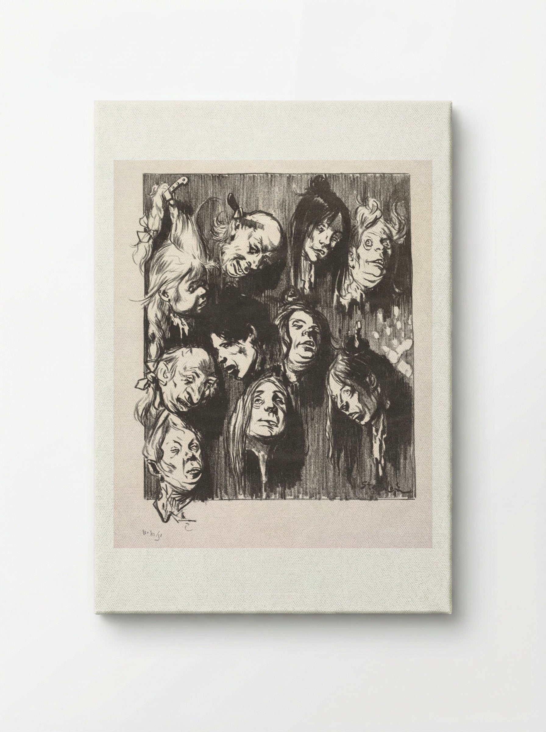 Ten Assassinations for a Penny - Théophile Alexandre Steinlen - Canvas
