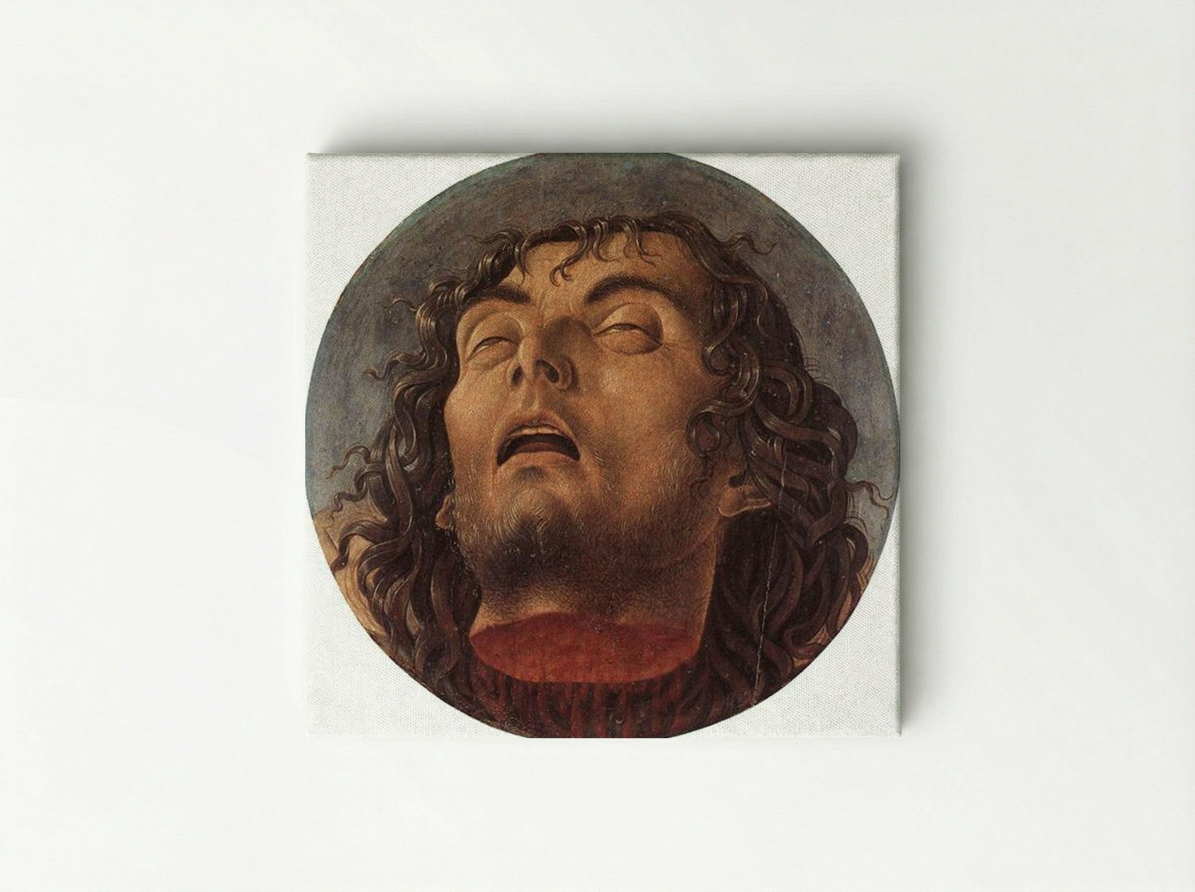 Head of St John the Baptist - Giovanni Bellini - Canvas