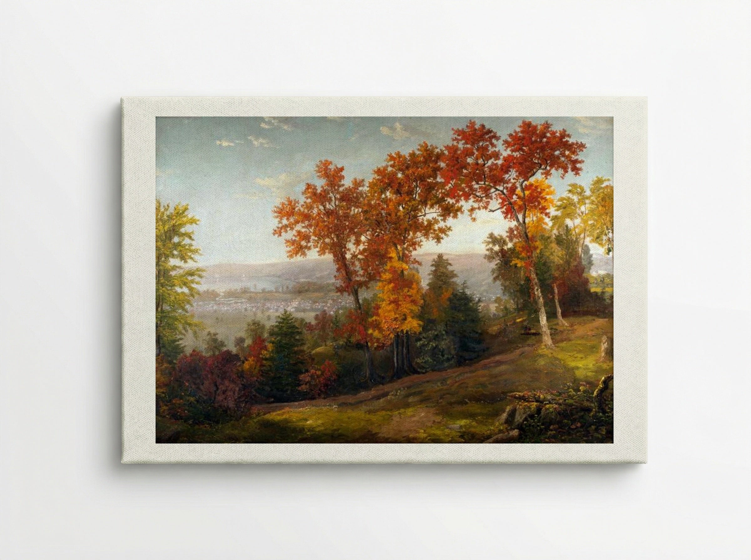 Hudson River - John Frederick Kensett - Canvas