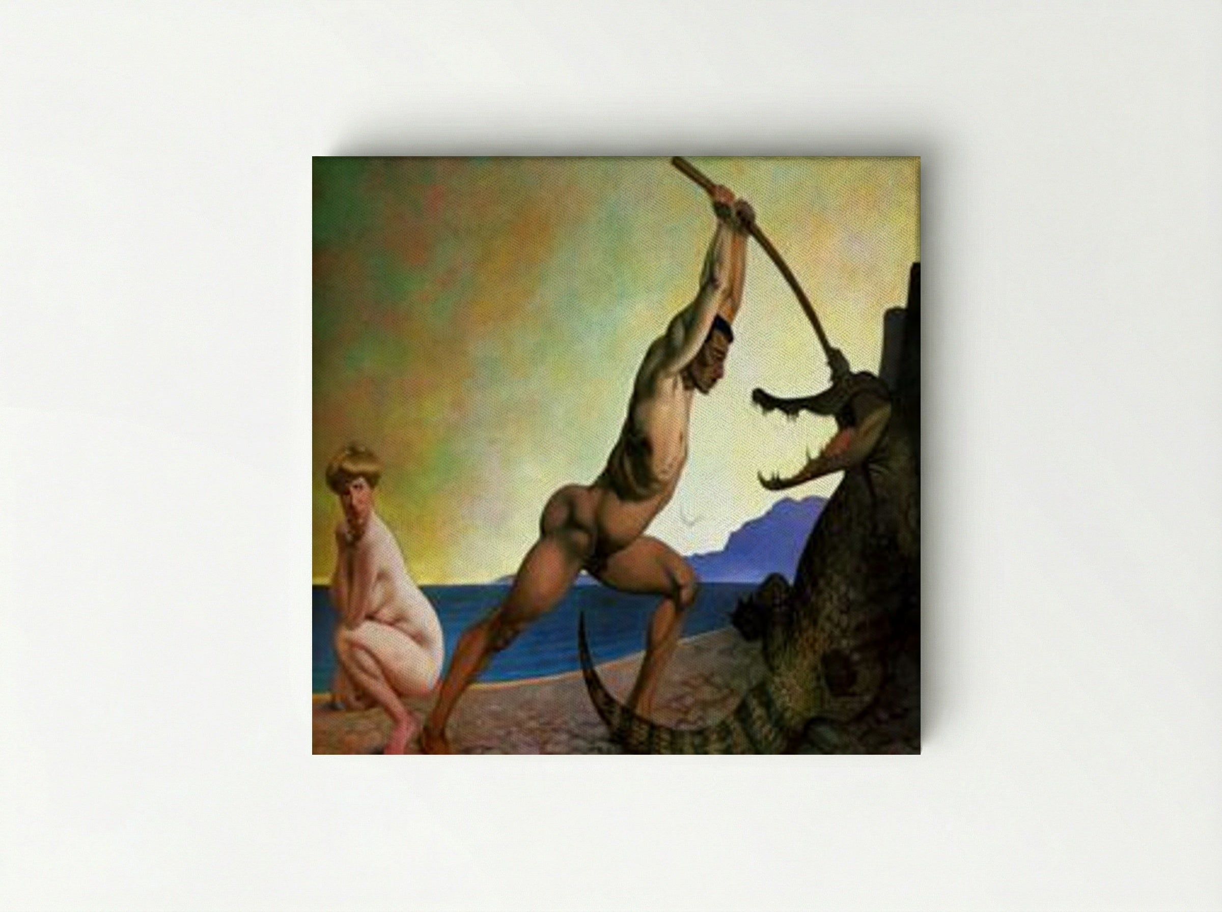 Perseus Killing the Dragon - Félix Vallotton - Canvas