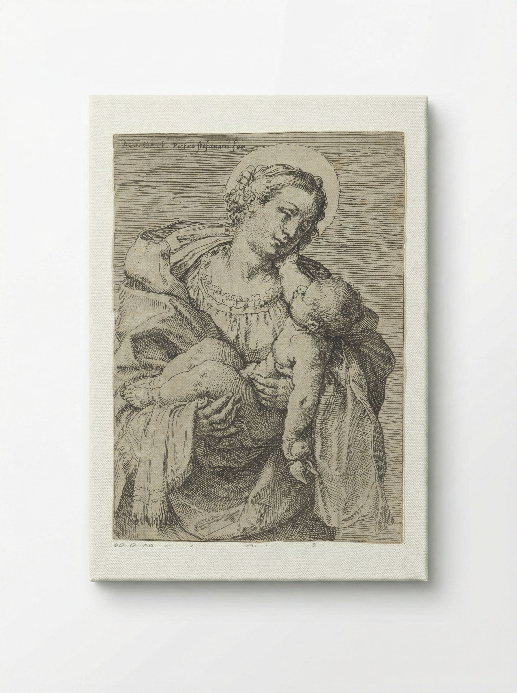 Madonna and Child - Annibale Carracci - Canvas