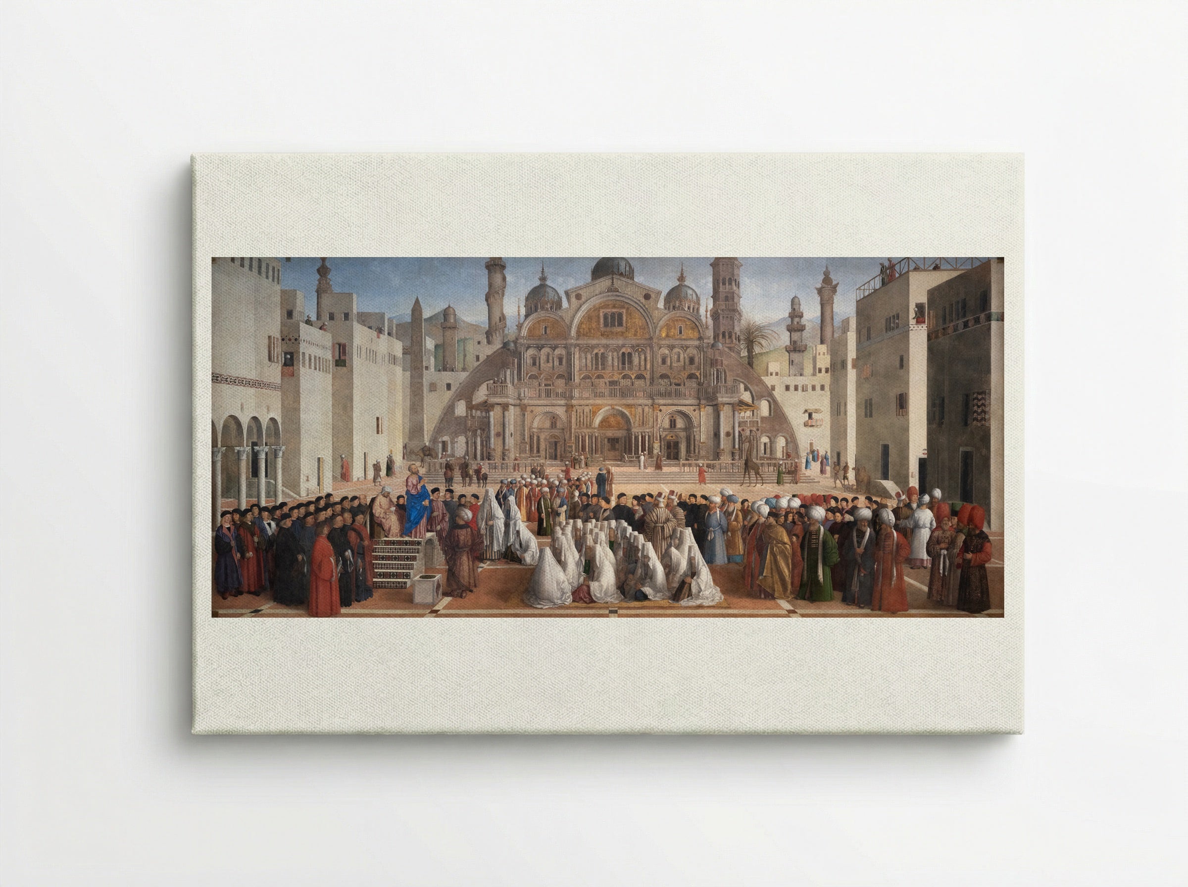 St. Mark Preaching in Alexandria - Giovanni Bellini - Canvas