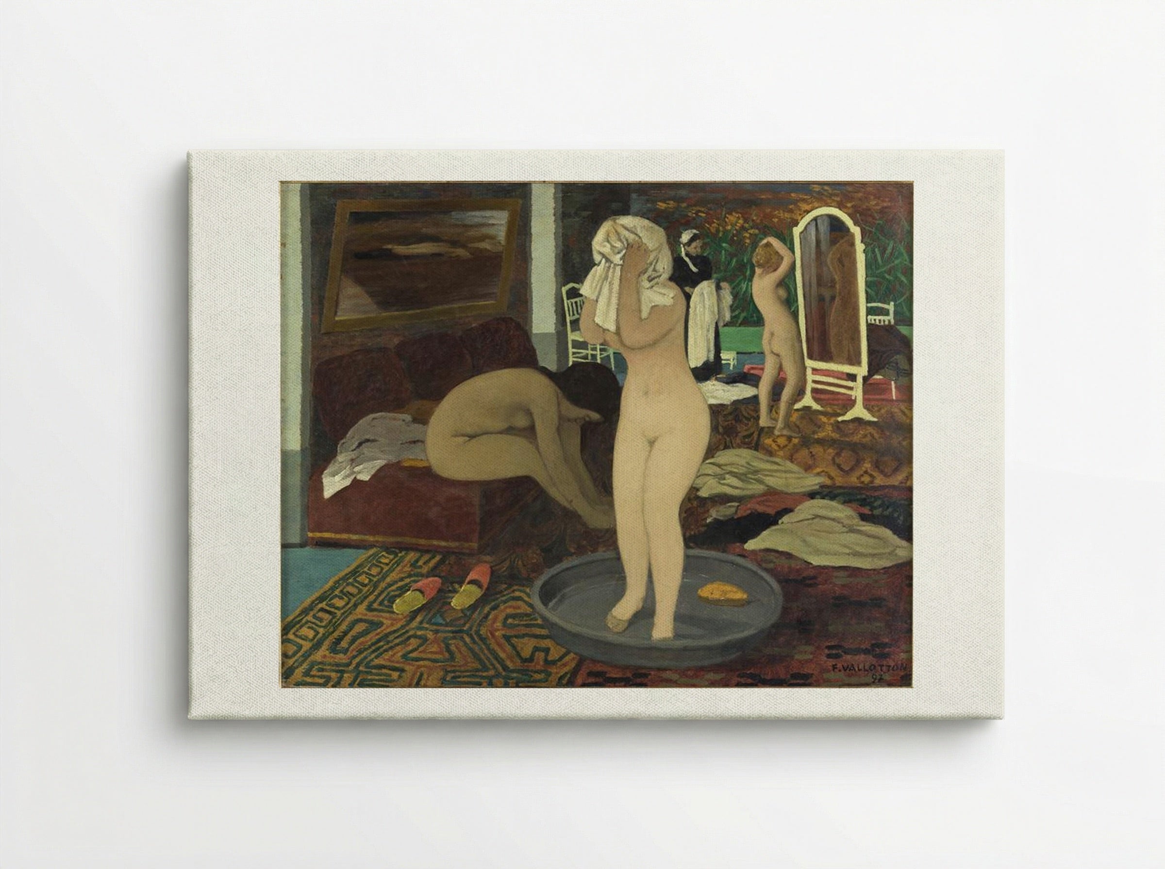 Women at Their Toilet - Félix Vallotton - Canvas