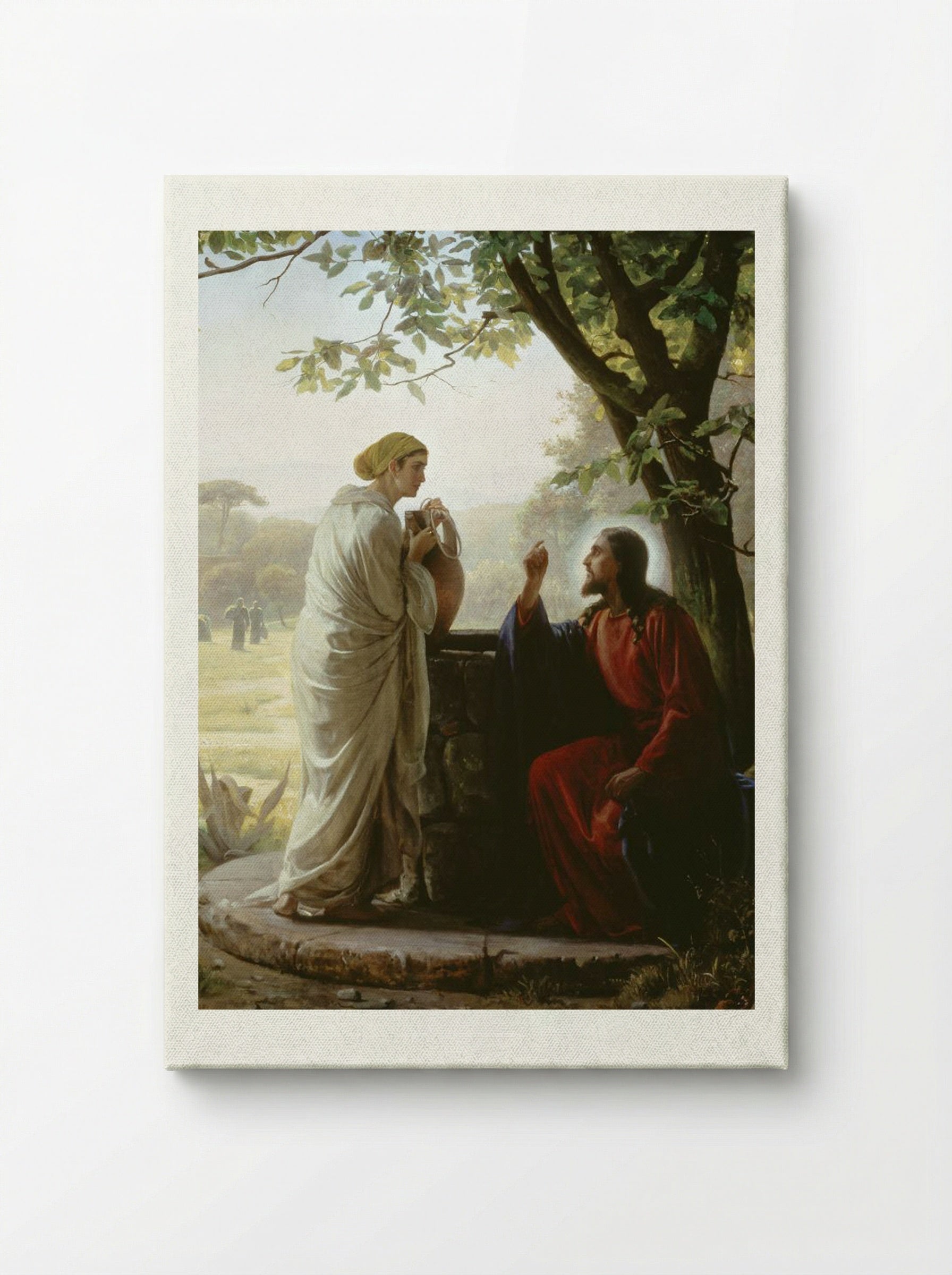 Woman at the Well - Carl Bloch - Canvas