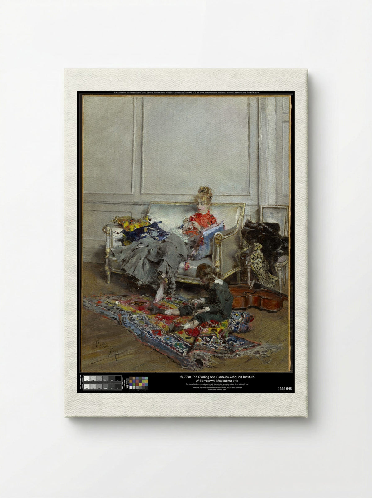 Peaceful Days - Giovanni Boldini - Canvas