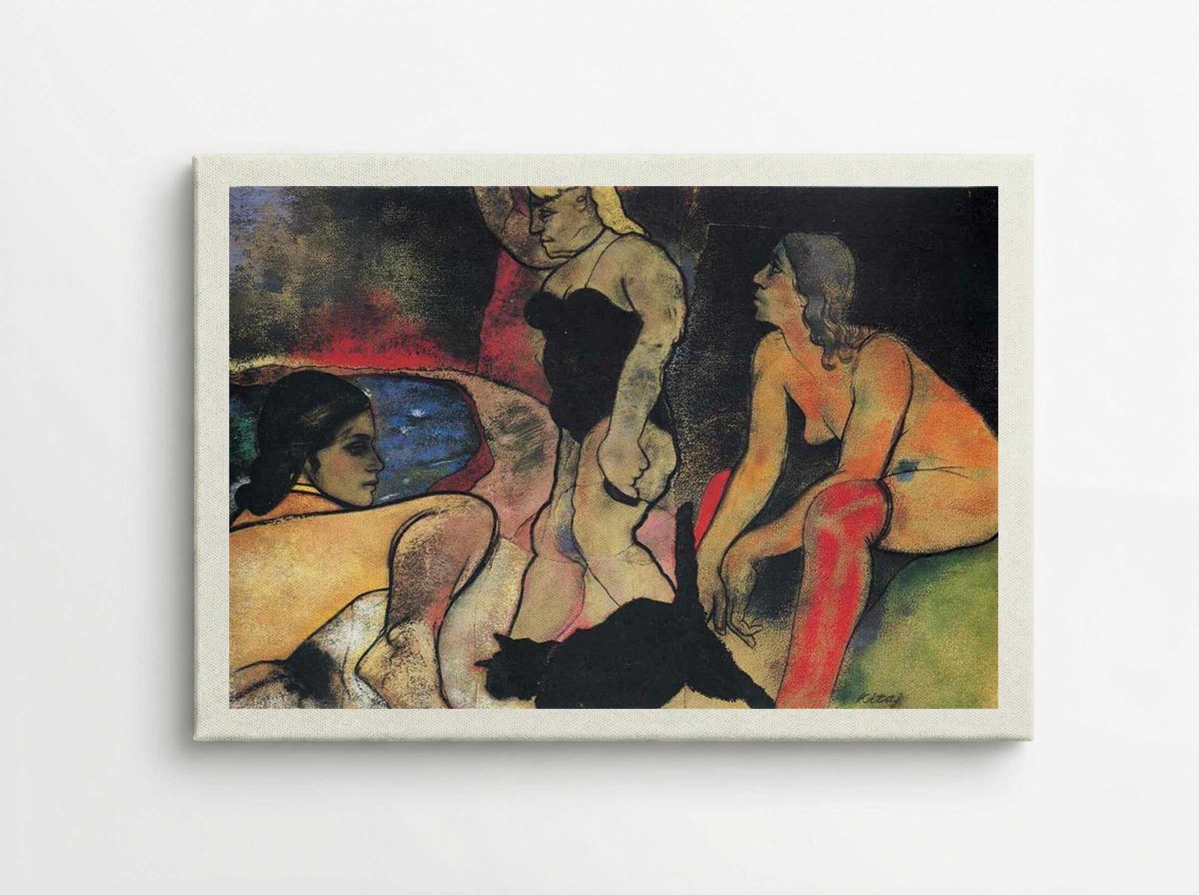 The Rise of Fascism - R. B. Kitaj - Canvas