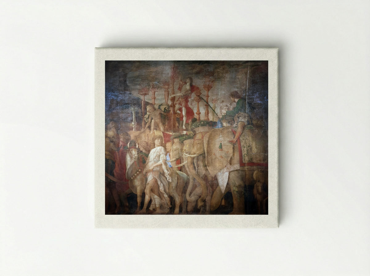 Triumph of Caesar: The Elephants - Andrea Mantegna - Canvas
